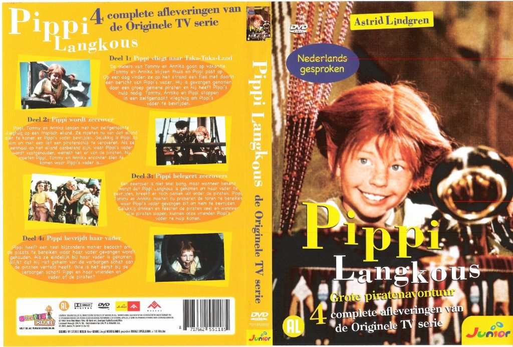 Pipi Langkous Grote Piratenavontuur DVD NL