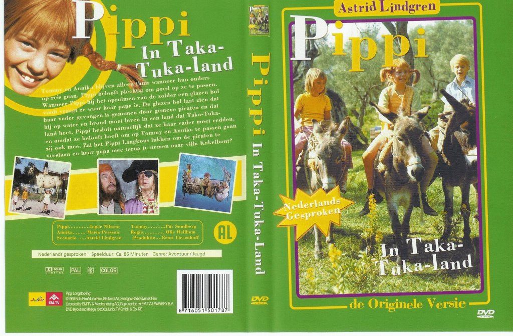 Pippi Langkous In Taka Tuka Land DVD NL
