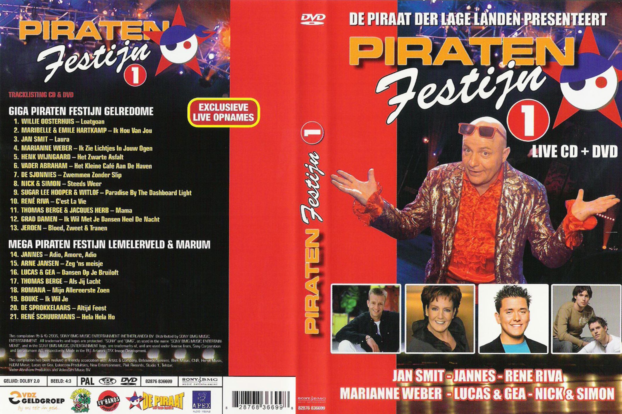 Piraten Festijn Vol. 01 DVD NL