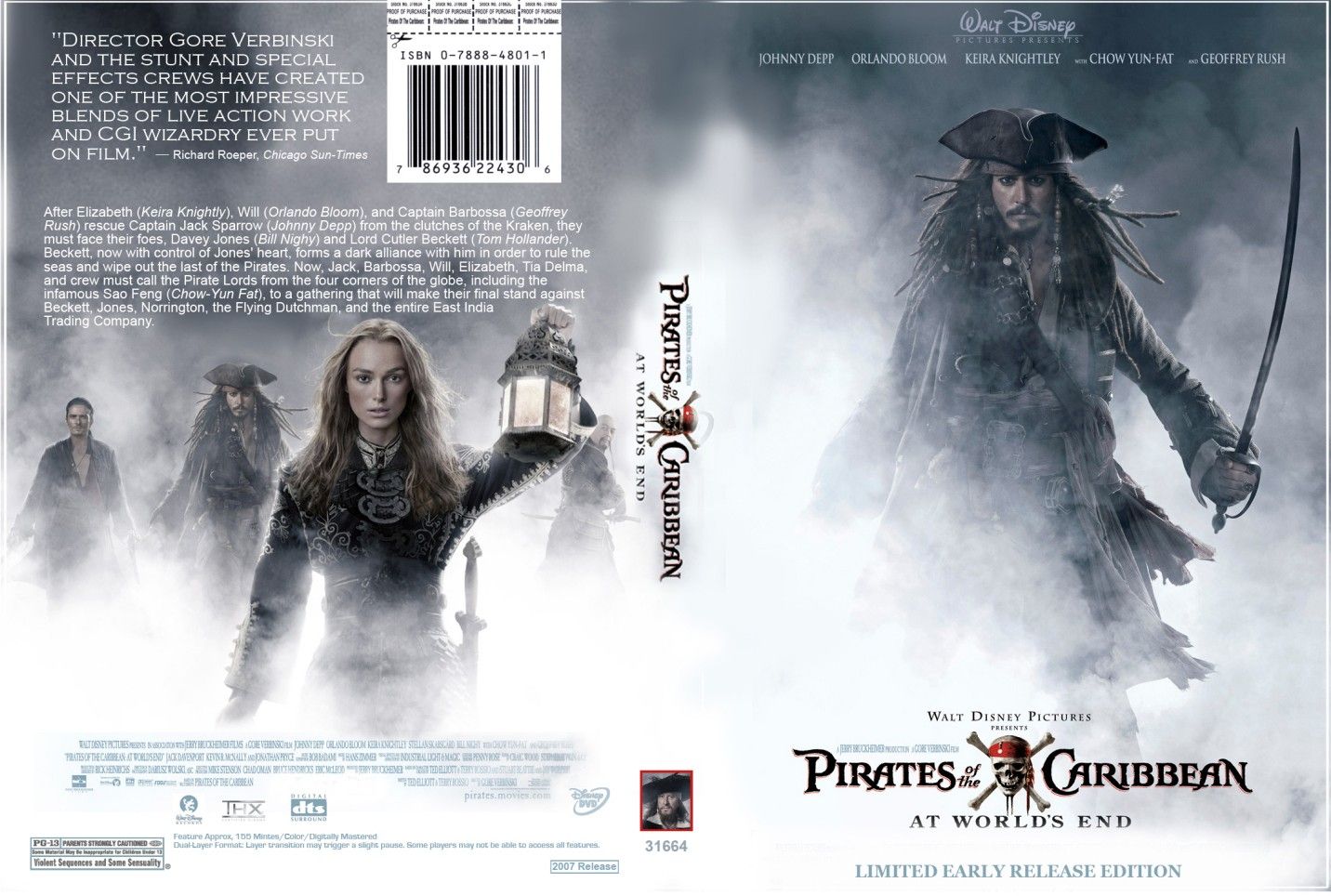 Pirates Of The Caribbean At Worlds End DVD US | DVD Covers | Cover ...