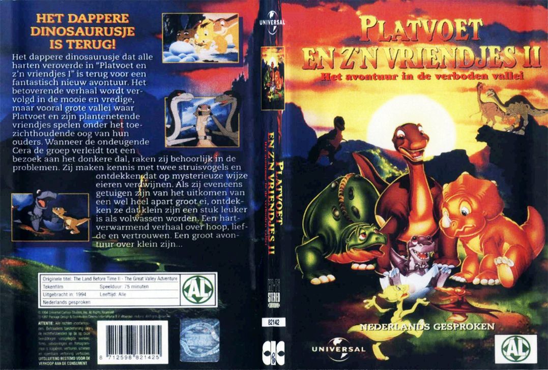 Platvoet En Zijn Vriendjes Het Avontuur In De Verboden Vallei DVD NL