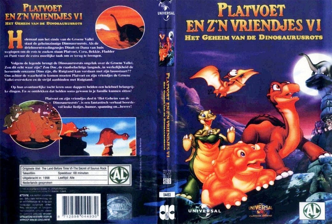 Platvoet En Zijn Vriendjes Het Geheim Van De Dinosaurusrots DVD NL