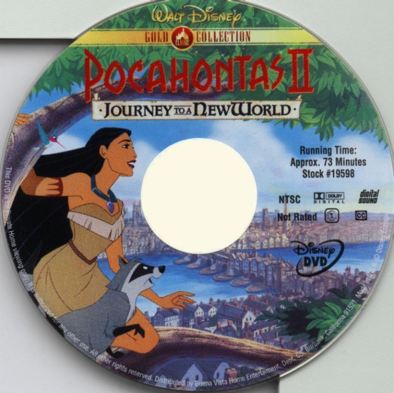 Pocahontas 2 DVD CD