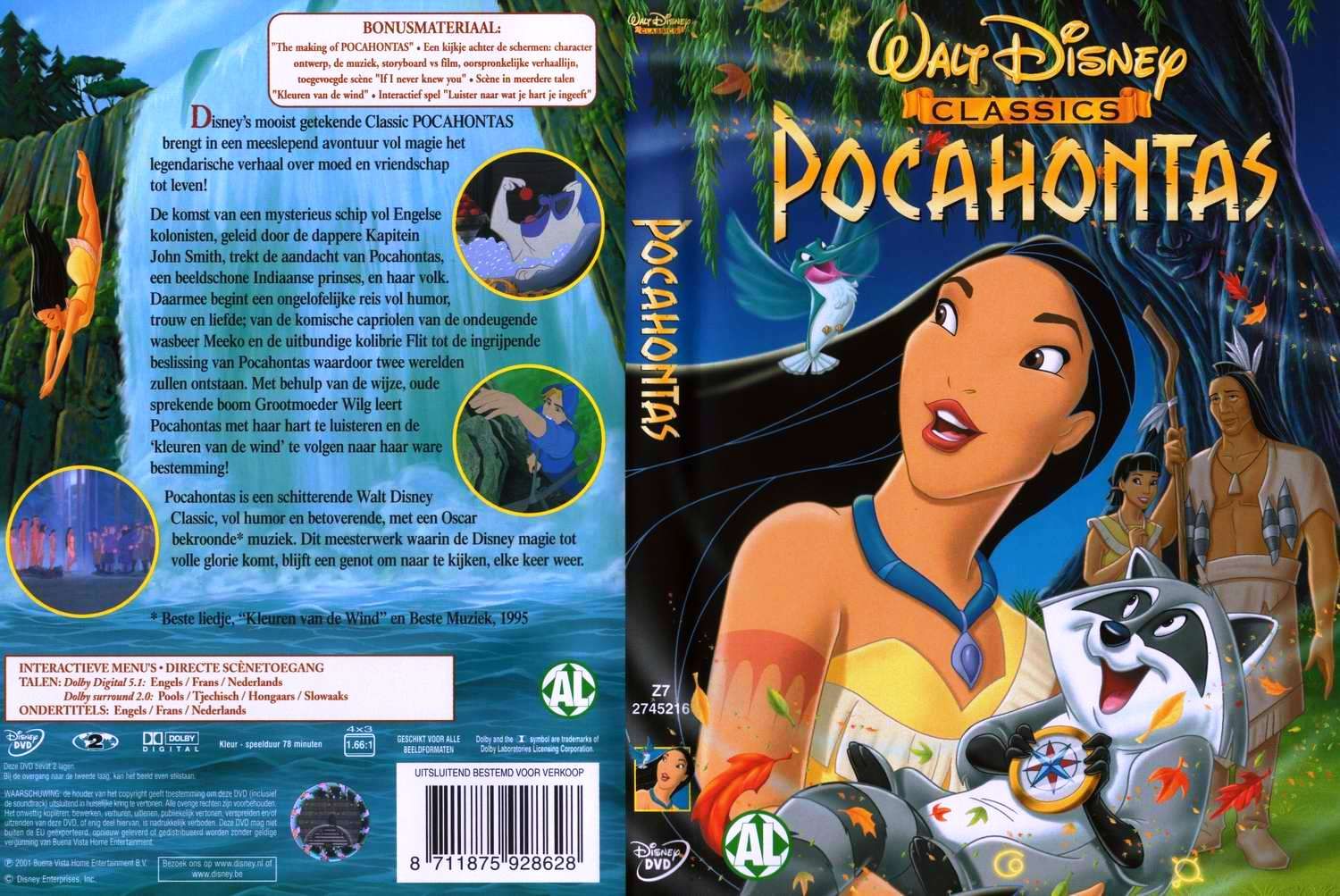 Pocahontas Misc Dvd