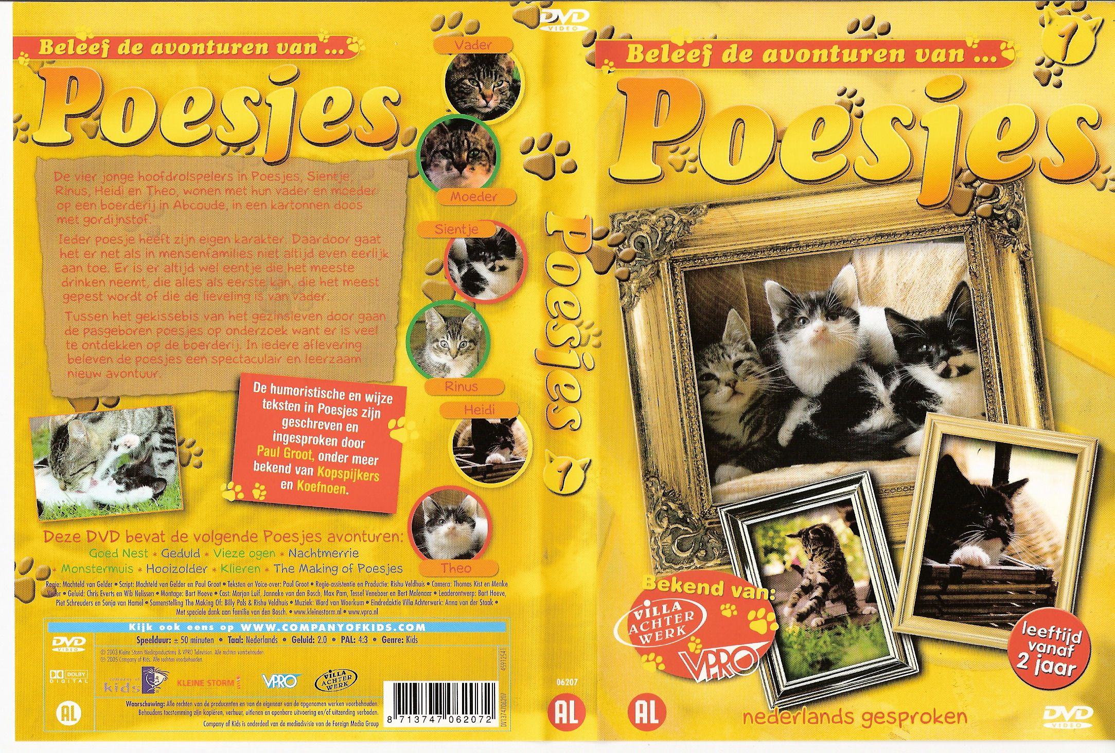 Poesjes Vol. 01 DVD NL