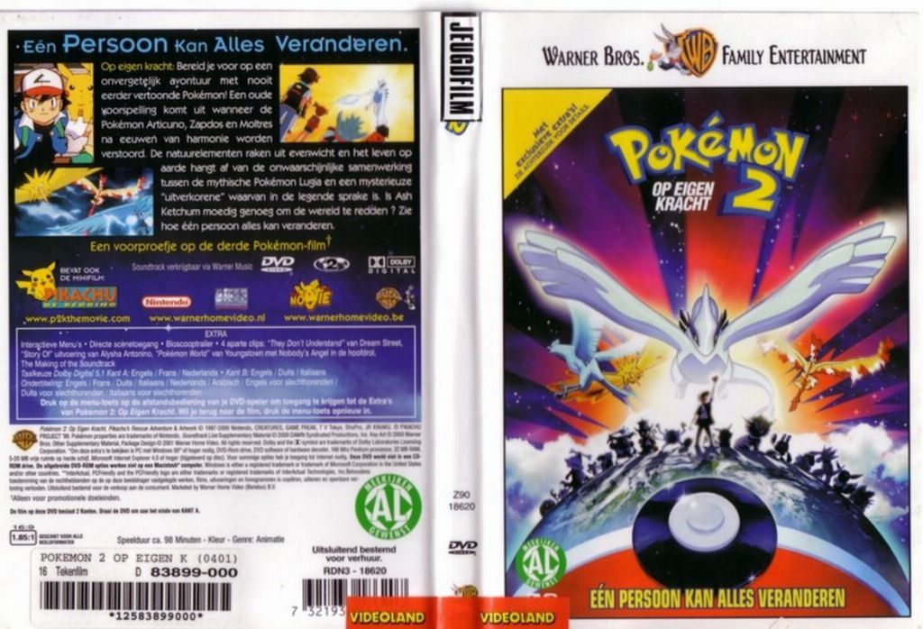 Pokemon 2 Op Eigen Kracht DVD NL