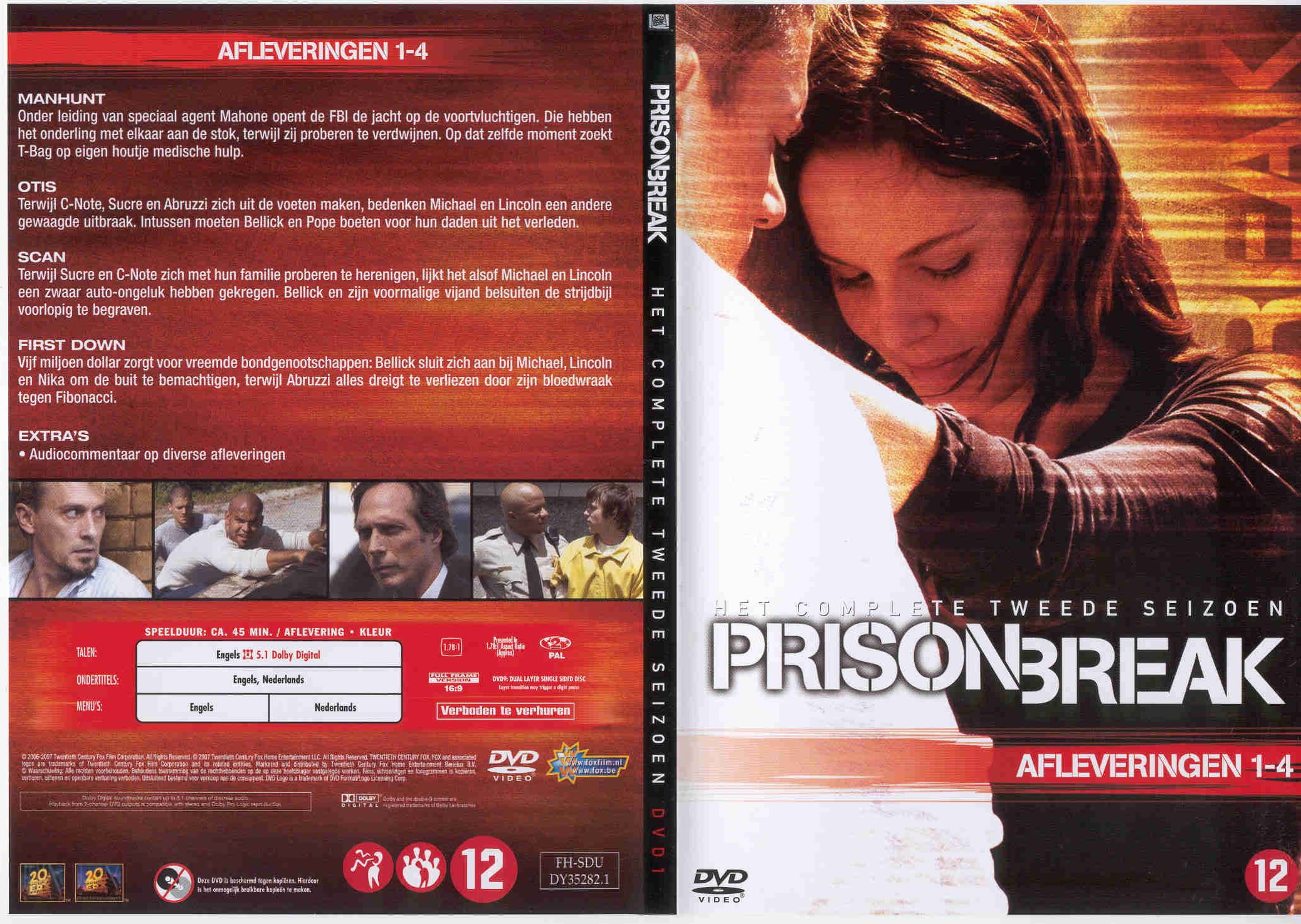 Prison Break Season 02 Vol. 01 DVD NL