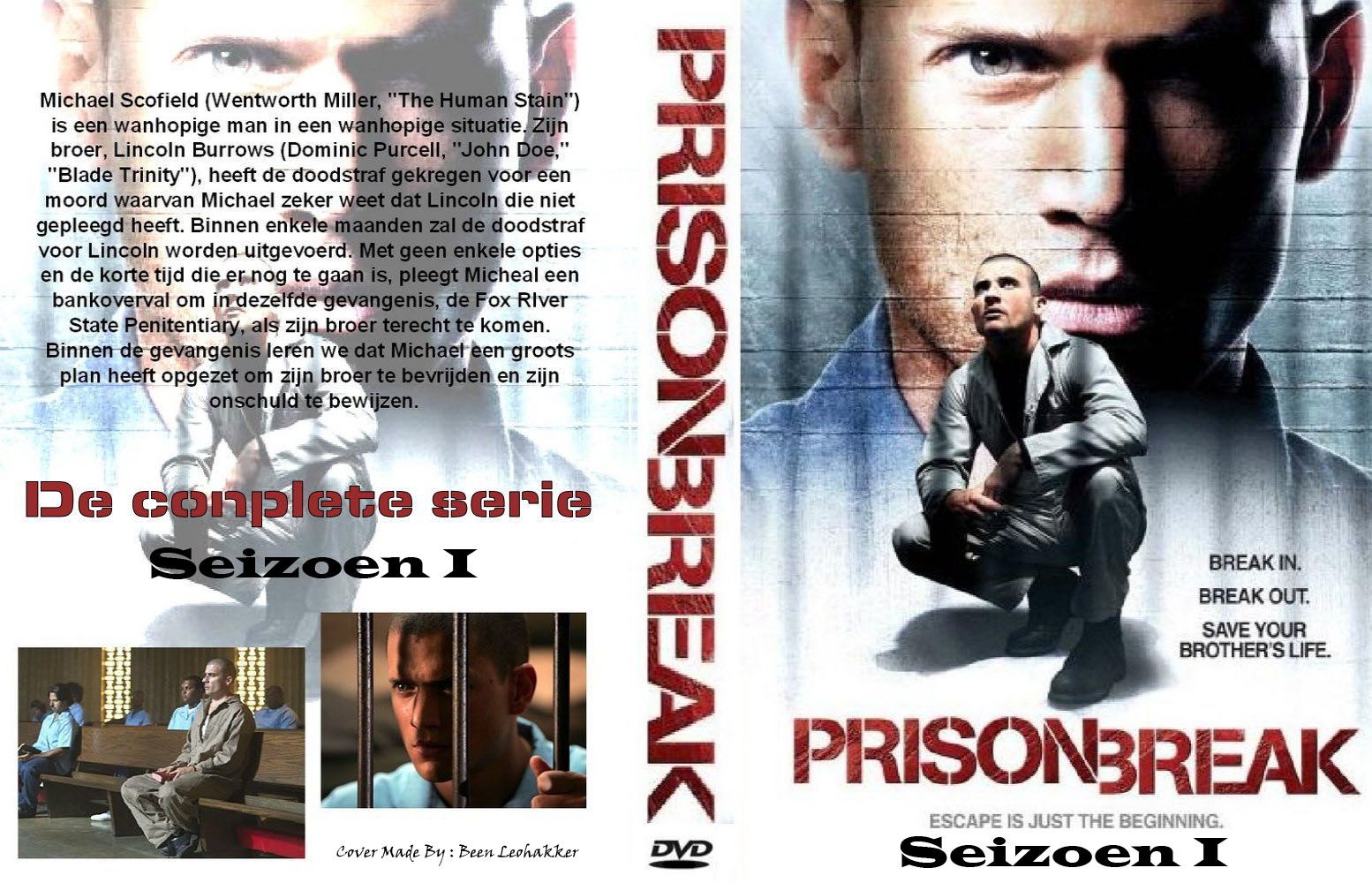 Prison Break Season 1 DVD NL CUSTOM