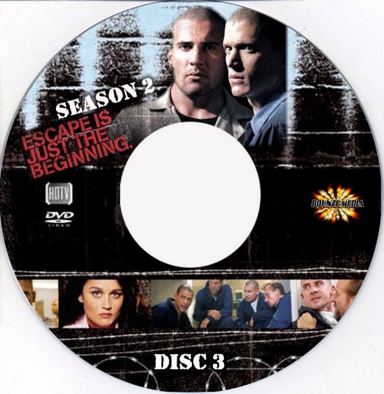 Prison Break Season 2 DVD Cd3 CUSTOM
