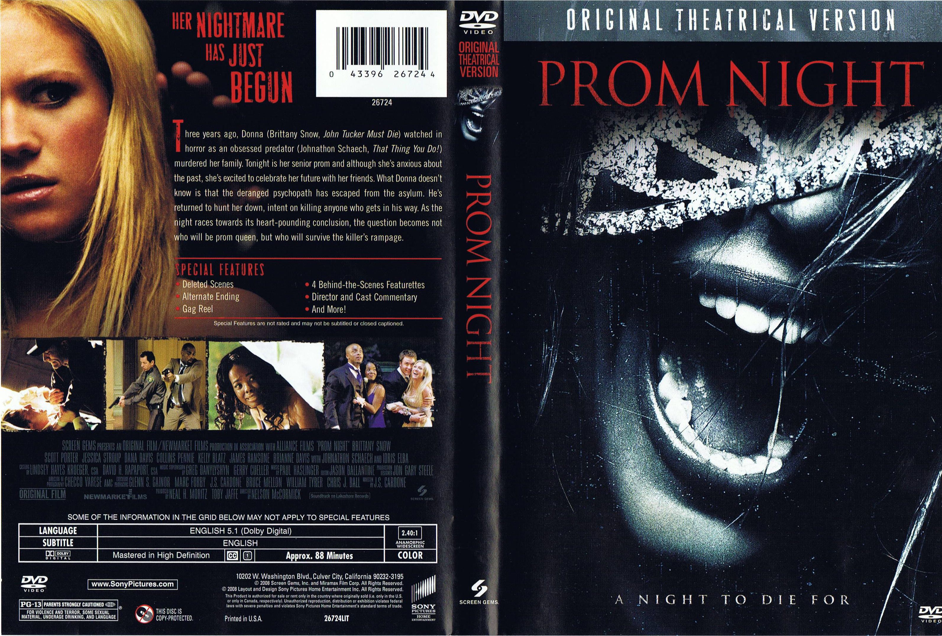 Prom Night DVD US