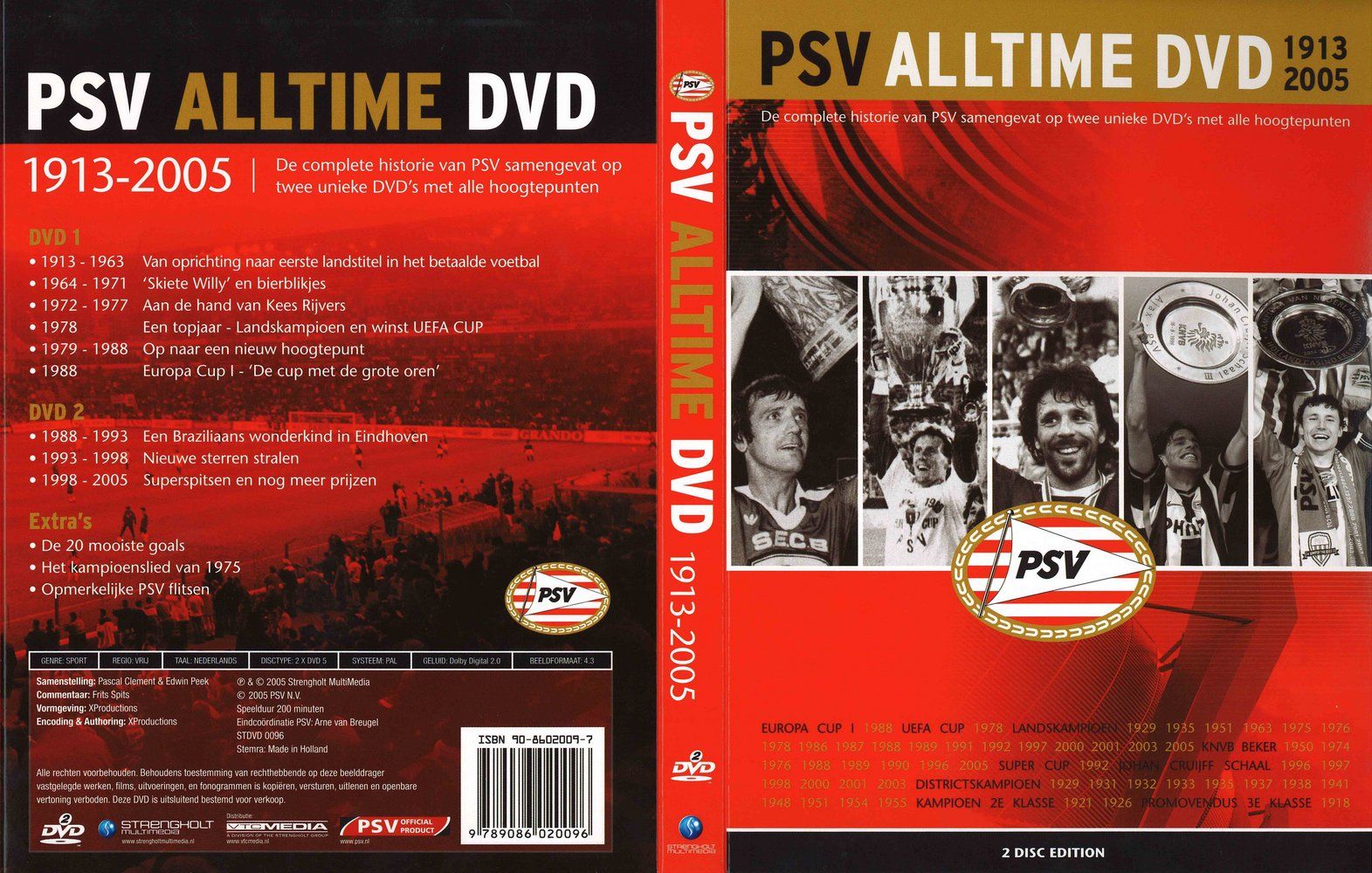 Psv Alltime 1913 2005 DVD NL