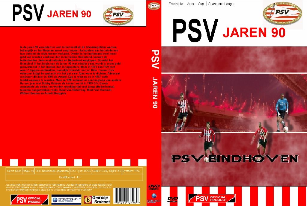 Psv Jaren 90 DVD NL