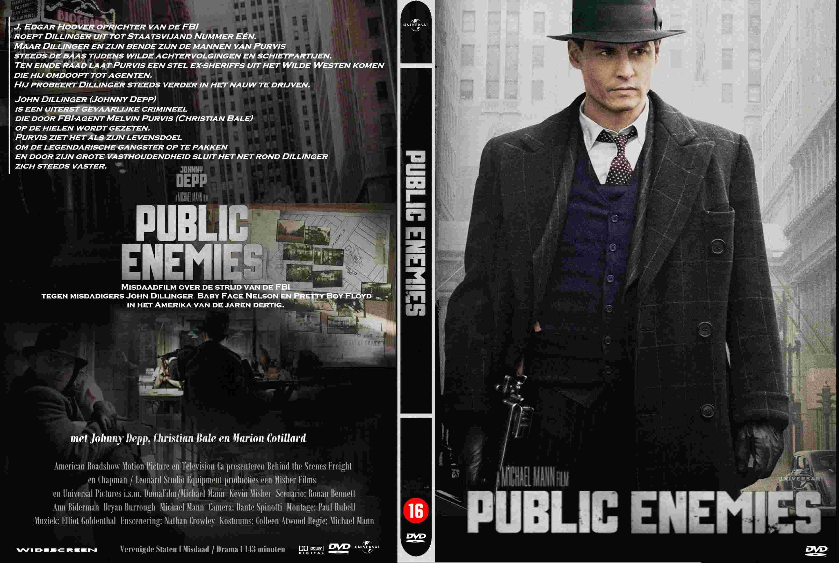 Public Enemies DVD NL CUSTOM