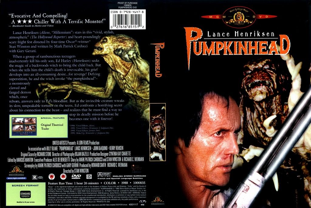 Pumpkinhead DVD US