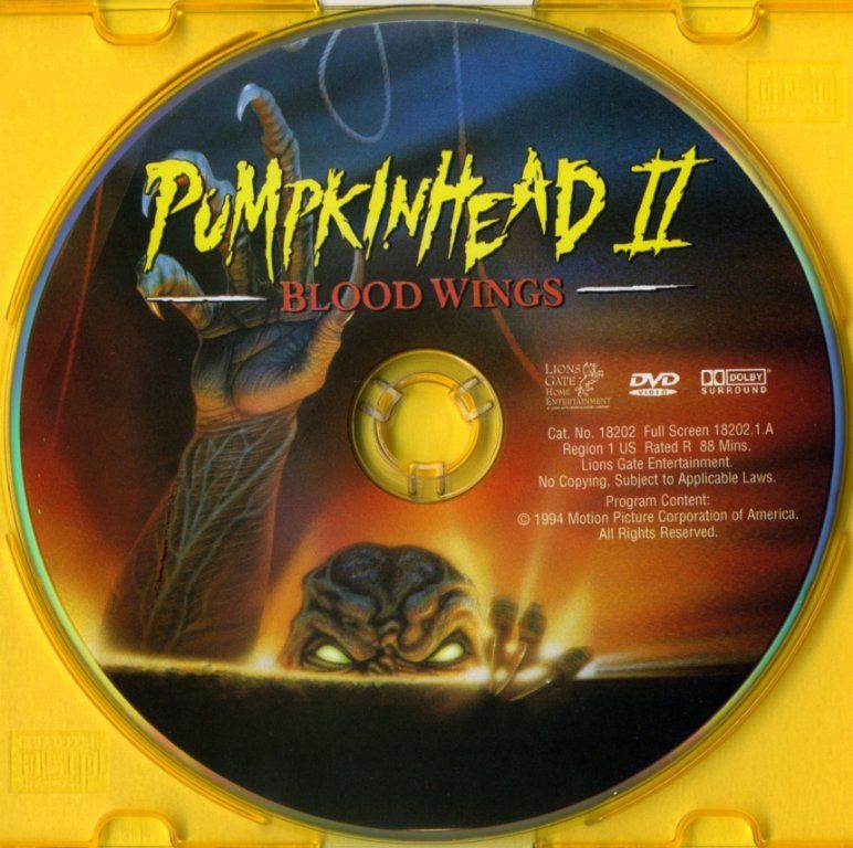 Pumpkinhead II Blood Wings DVD CD