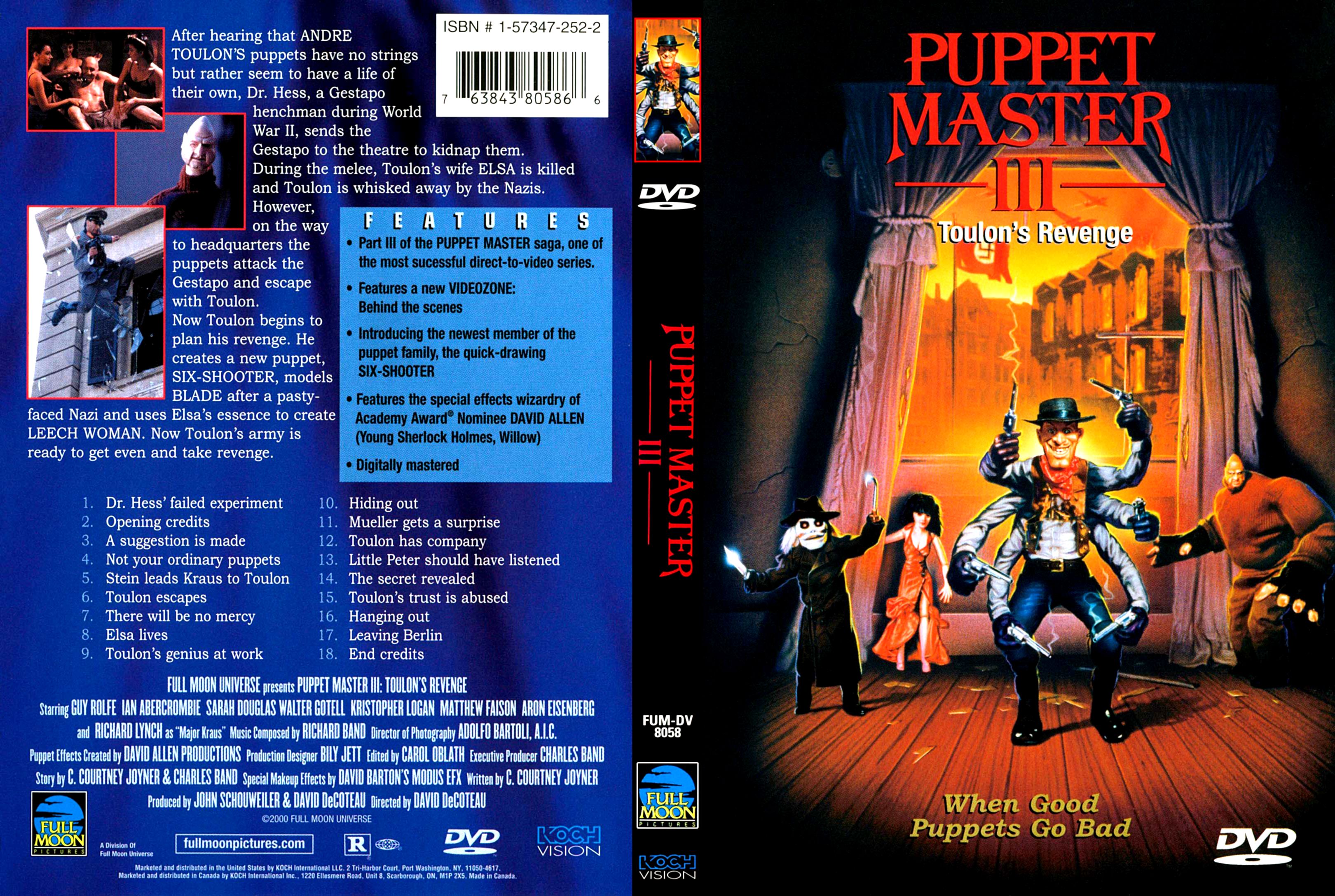 PUPPET MASTER II DVD