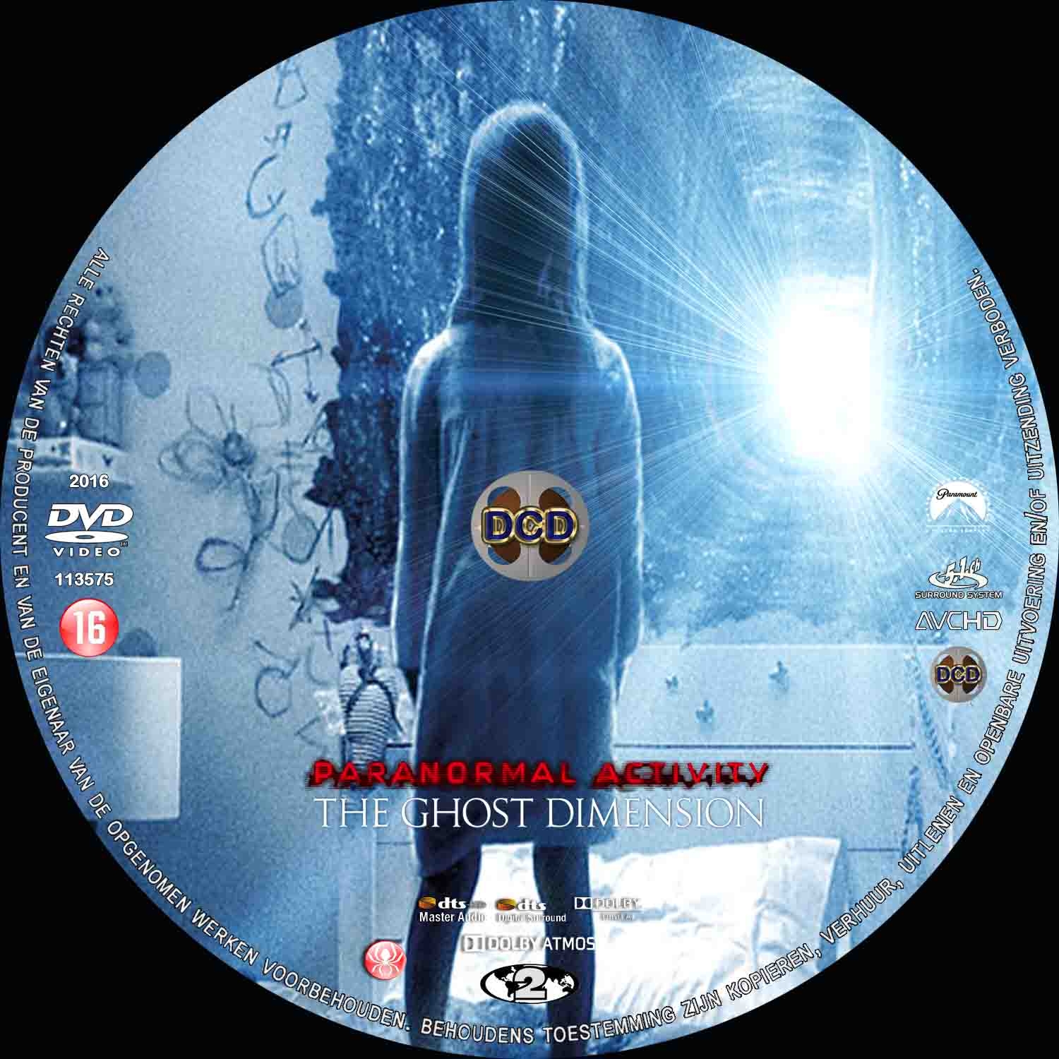 paranormal activity 5 (2016) DVD Cover CD