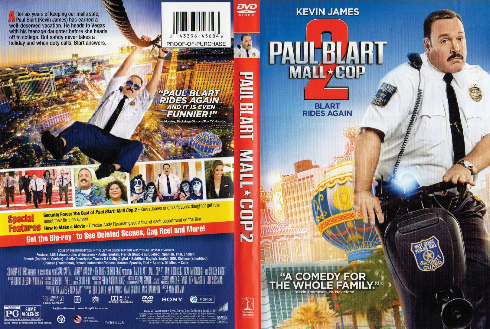 paul blart mall cop 2 2015 r1 front | DVD Covers | Cover Century | Over  1.000.000 Album Art covers for free