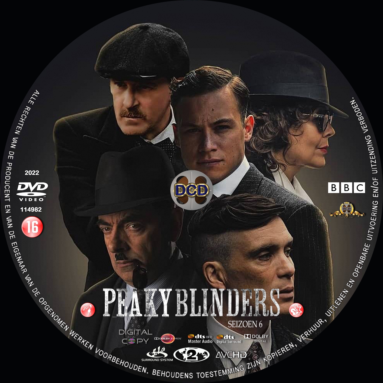 peaky blinders s6 (2022) DVD Cover CD