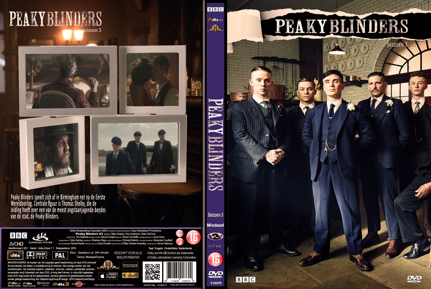 peaky blnders s3 (2016) DVD Cover
