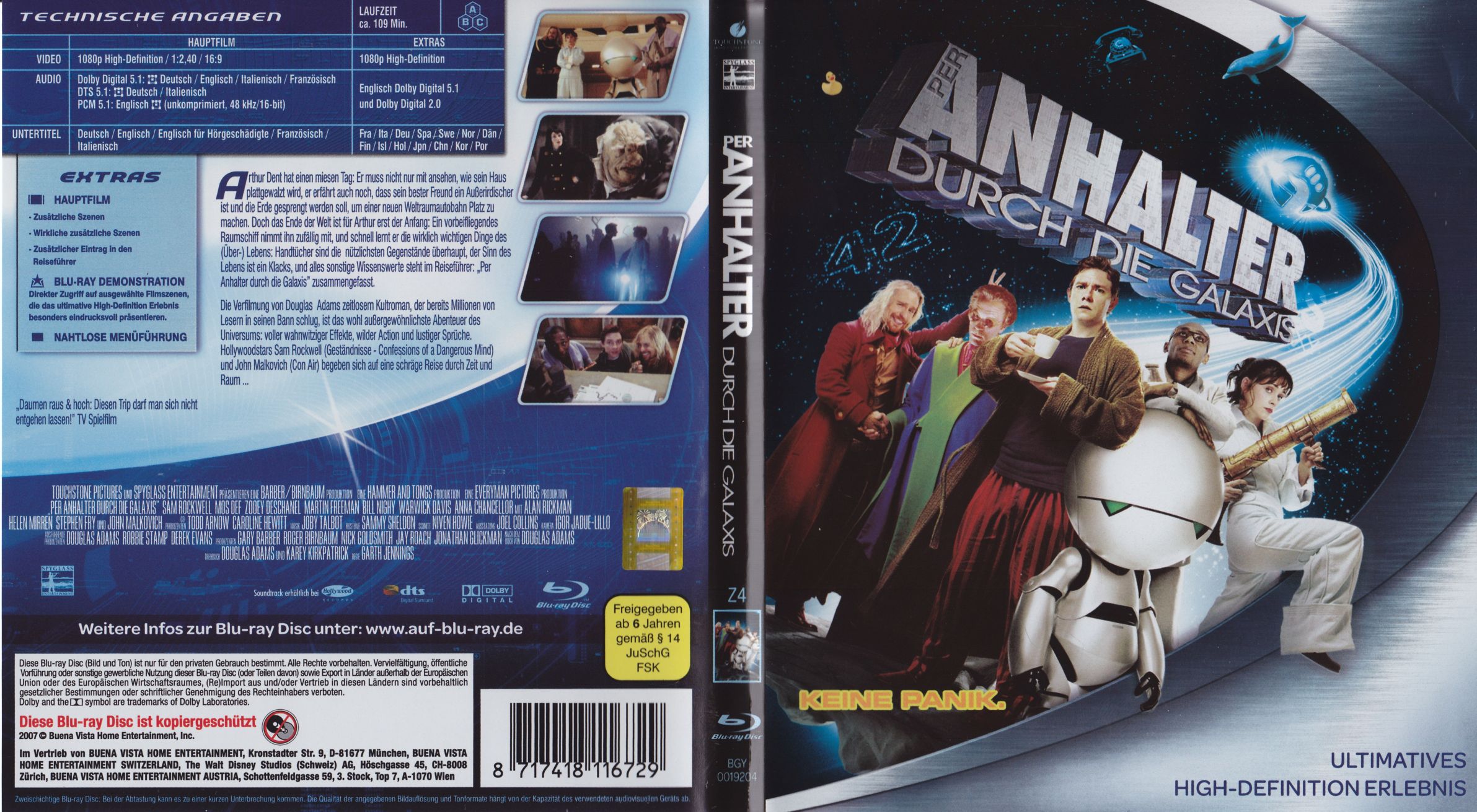 per anhalter durch die galaxis cover