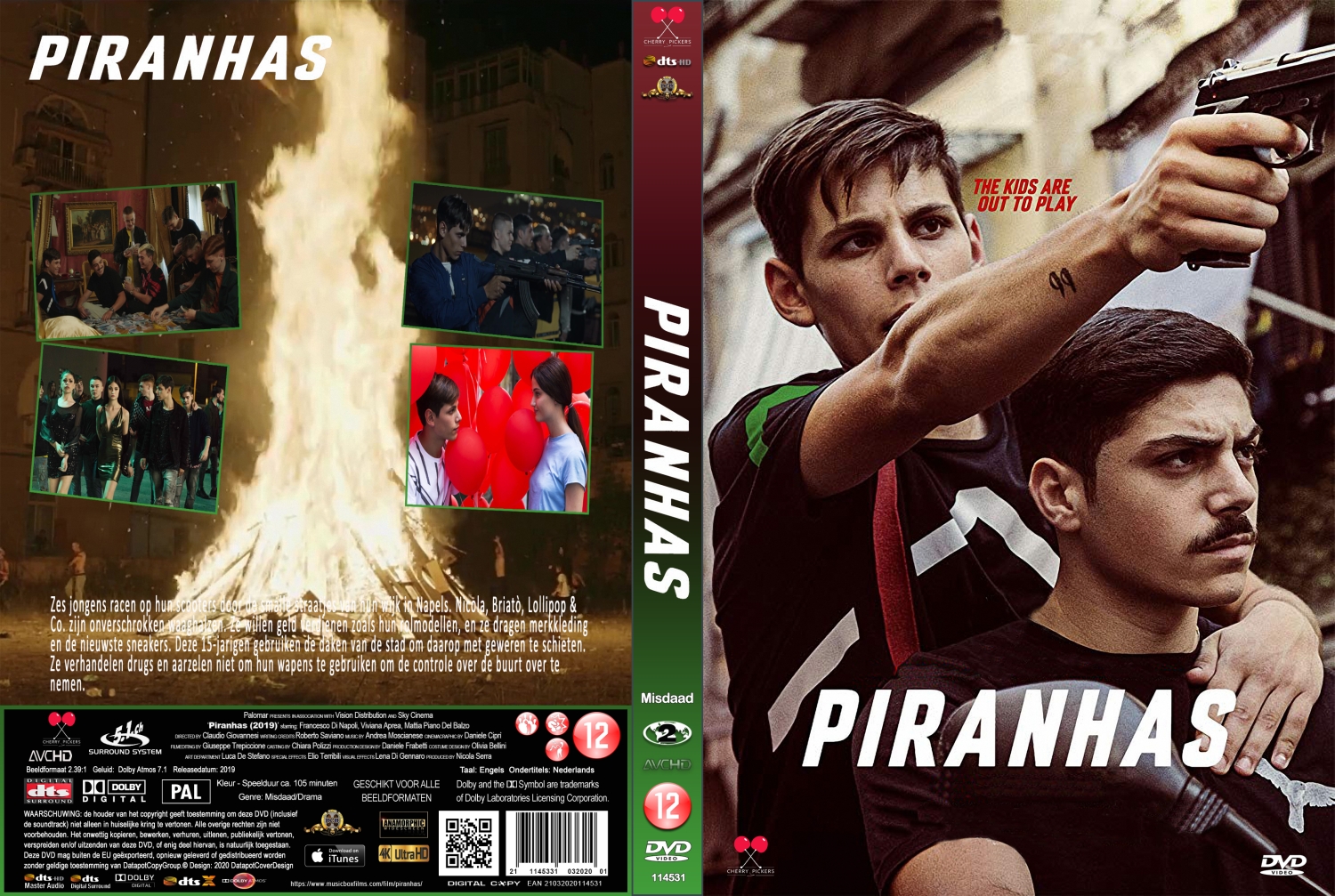 piranhas (2019)  DVD Cover