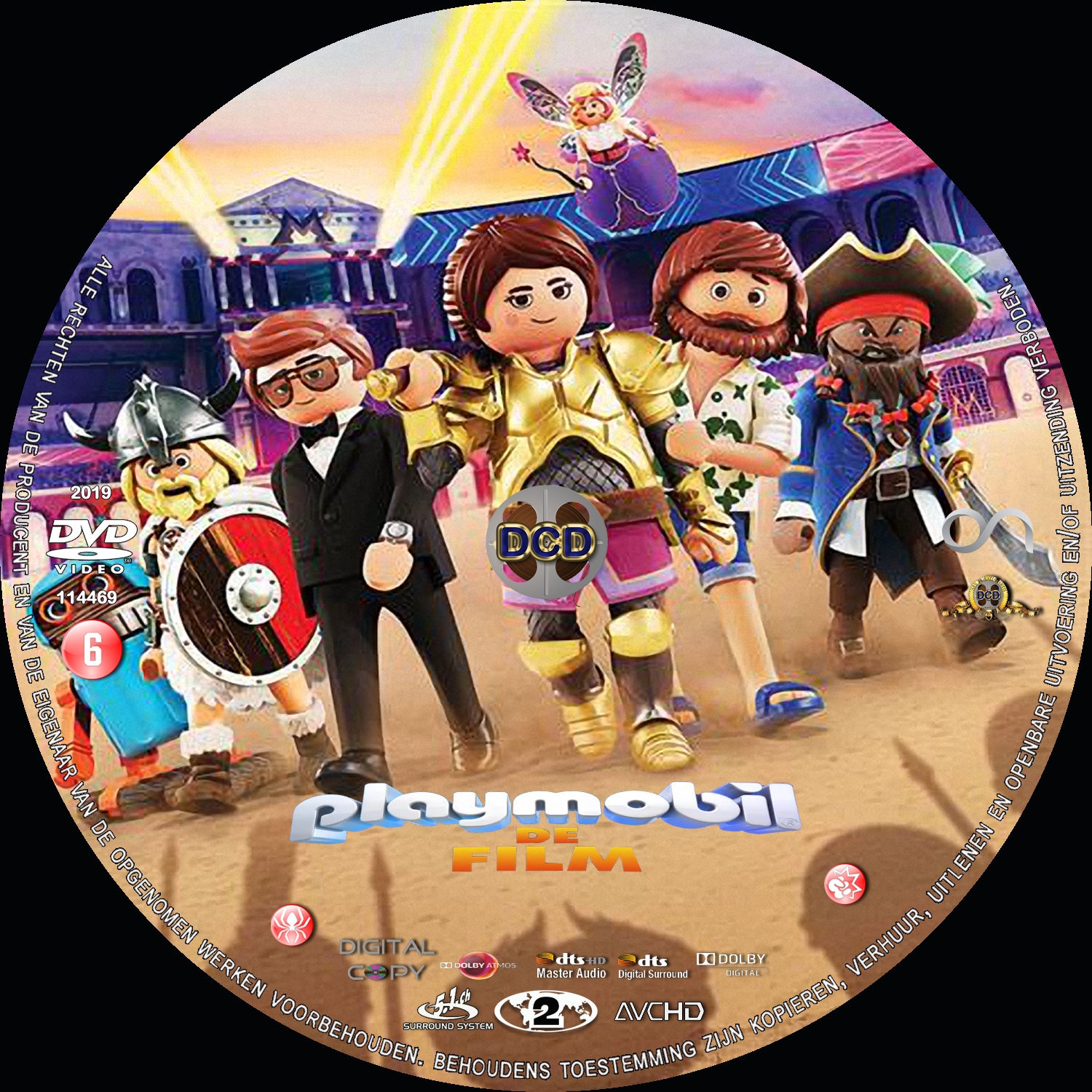 playmobil the movie (2019)  DVD Cover CD