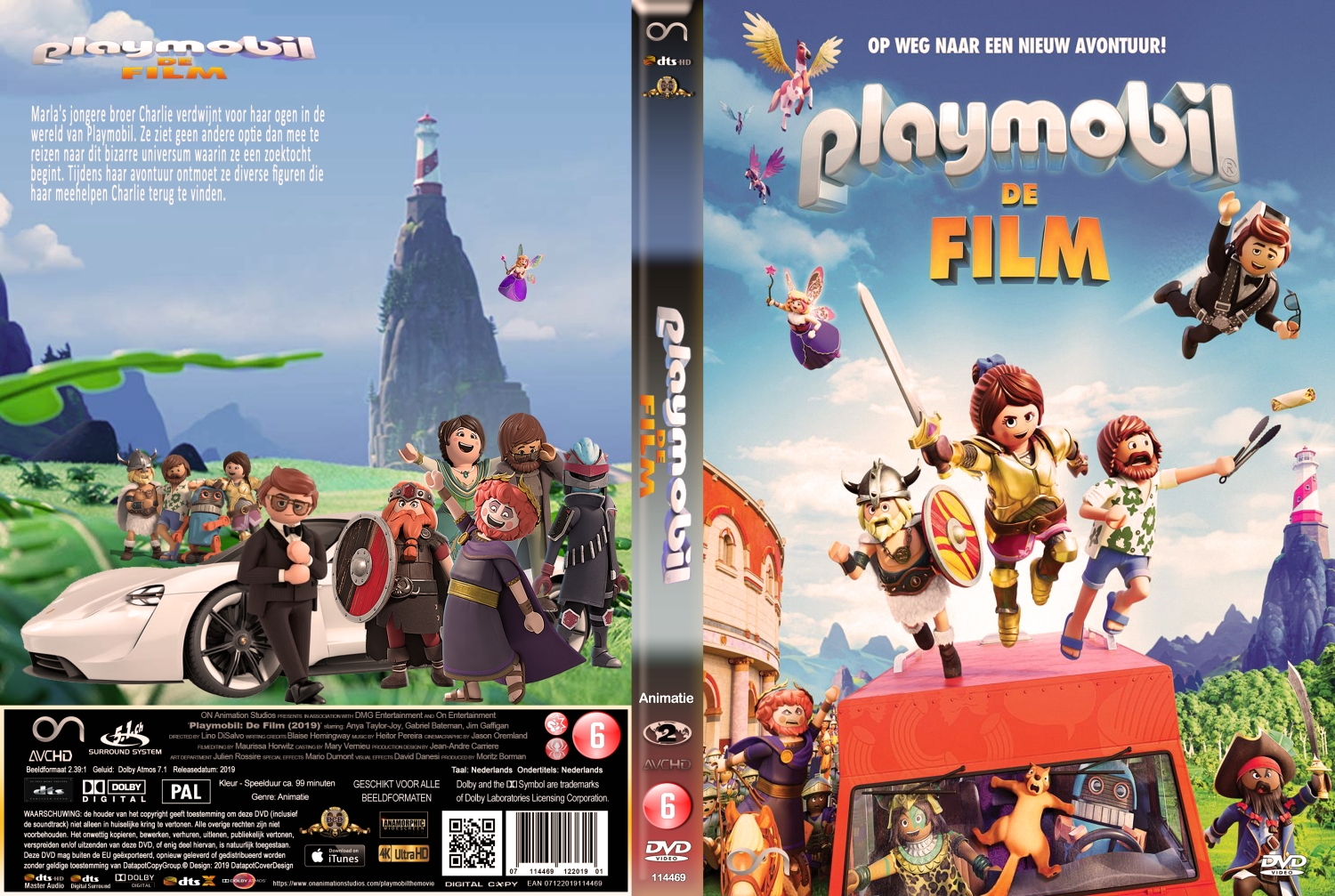 playmobil the movie (2019)  DVD Cover