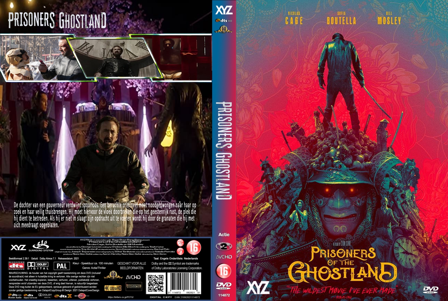 prisoners of the ghostland (2021)  DVD Cover