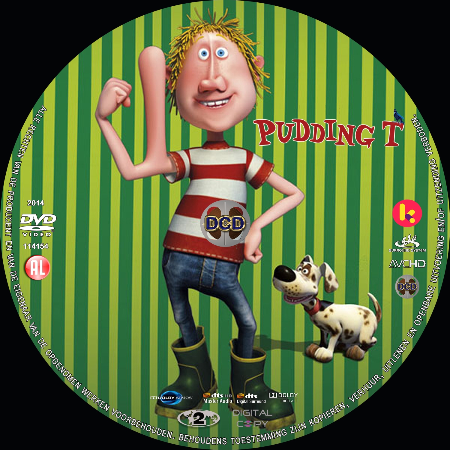 pudding t (2014)  DVD Cover CD
