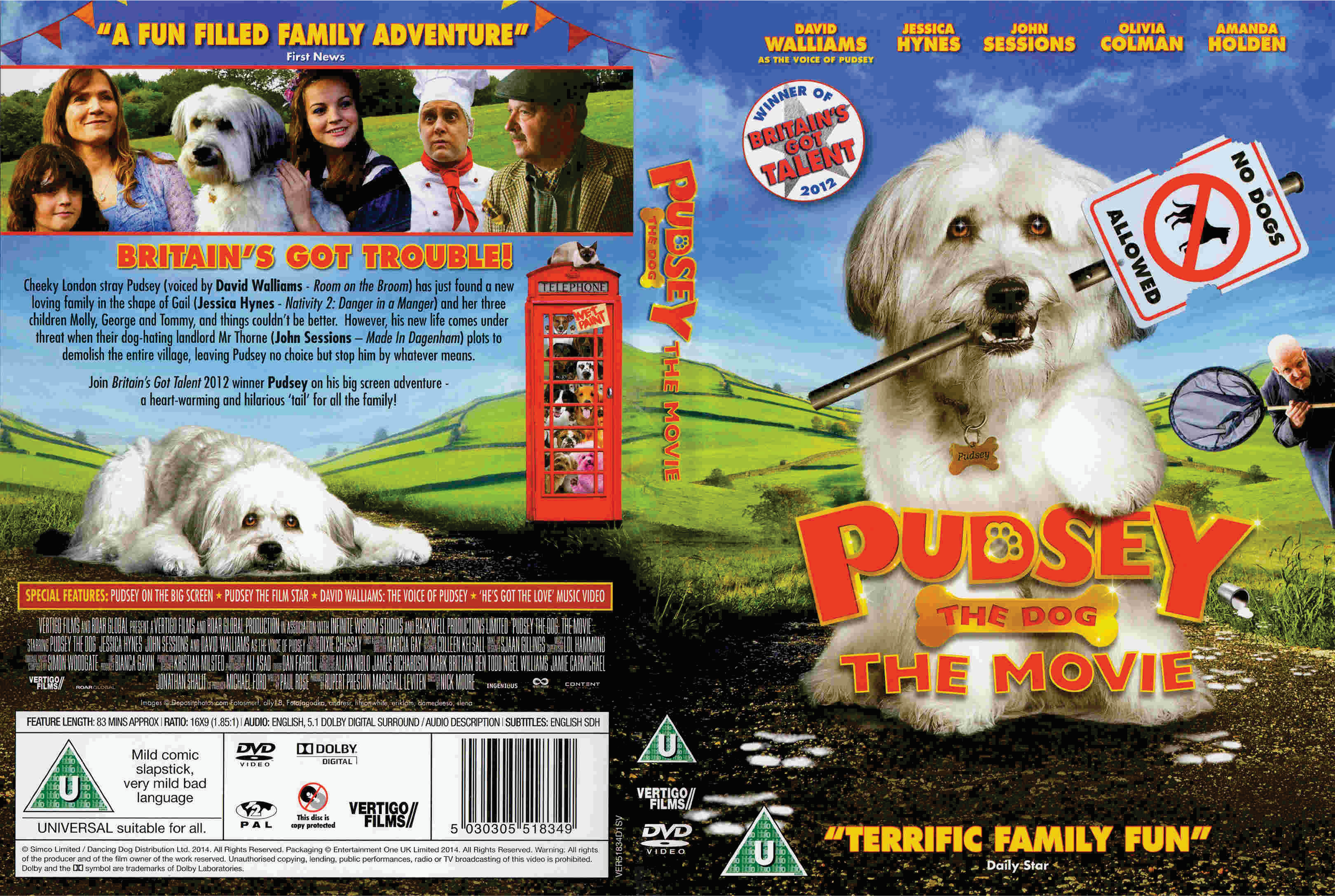 pudsey the dog the movie 2014 r2 front