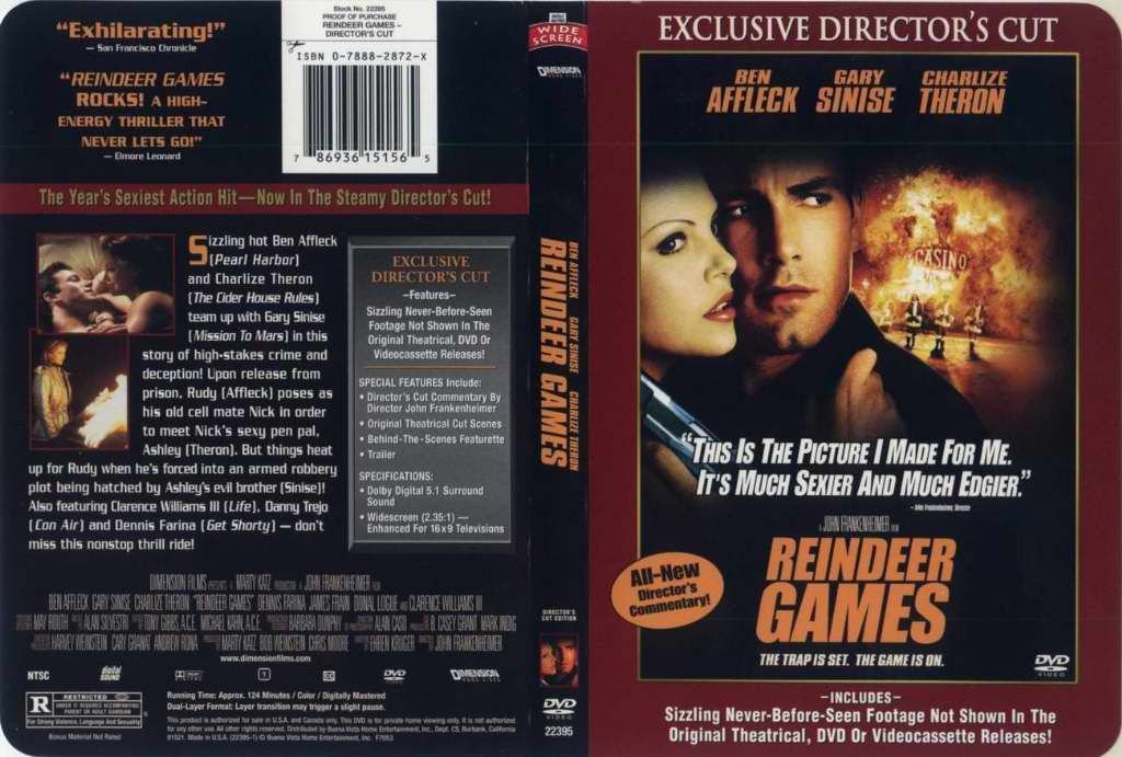 Reindeer Games DVD US | DVD Covers | Cover Century | Over 500.000 ...