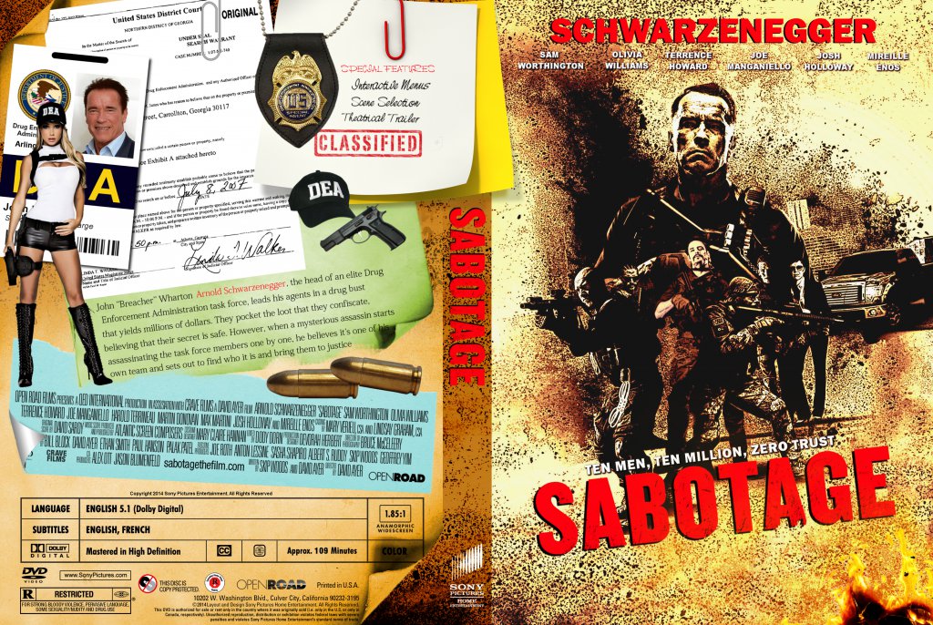 CoverCity - DVD Covers &amp; Labels - Sabotage