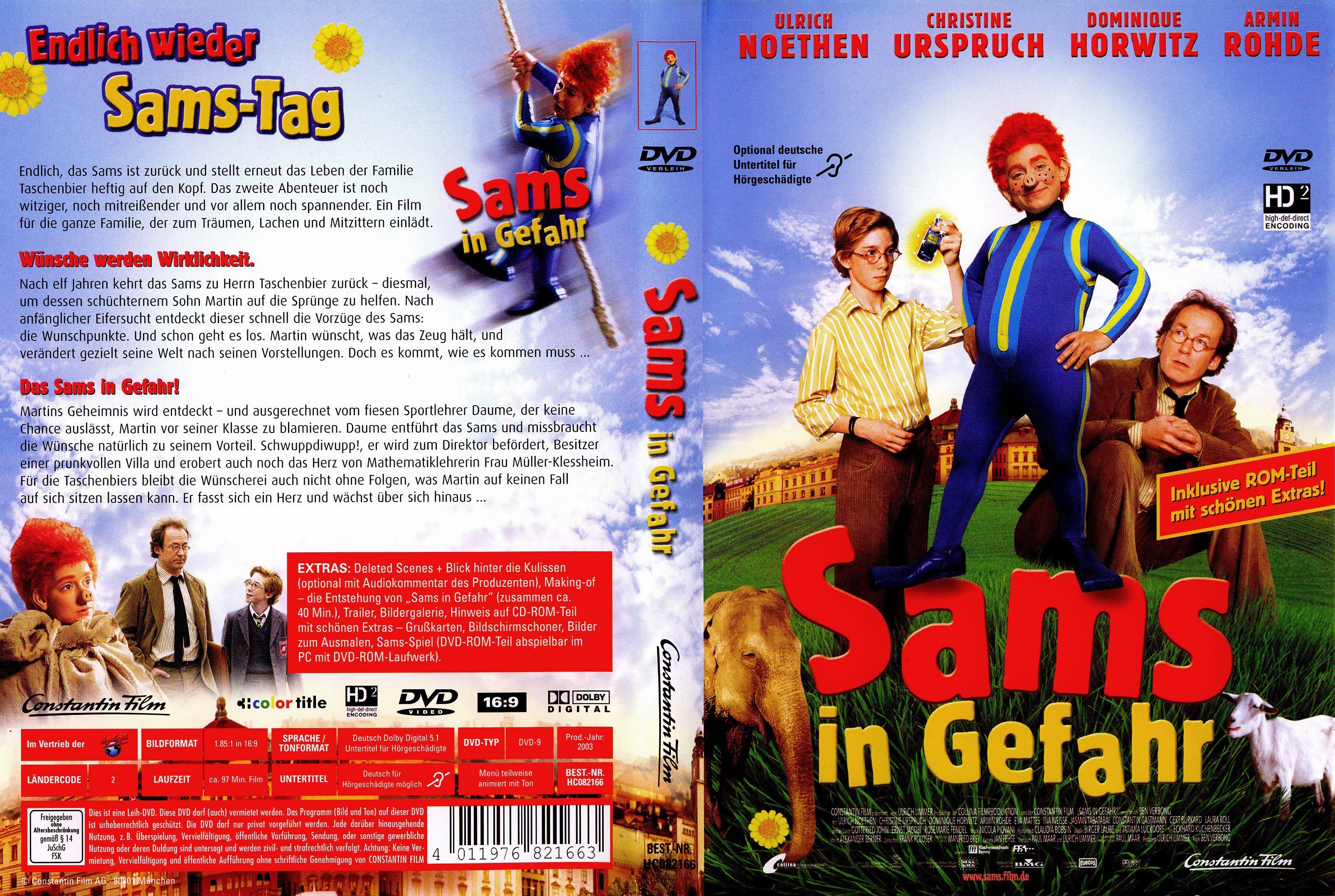 Sams in Gefahr 2003 R2 German Cover