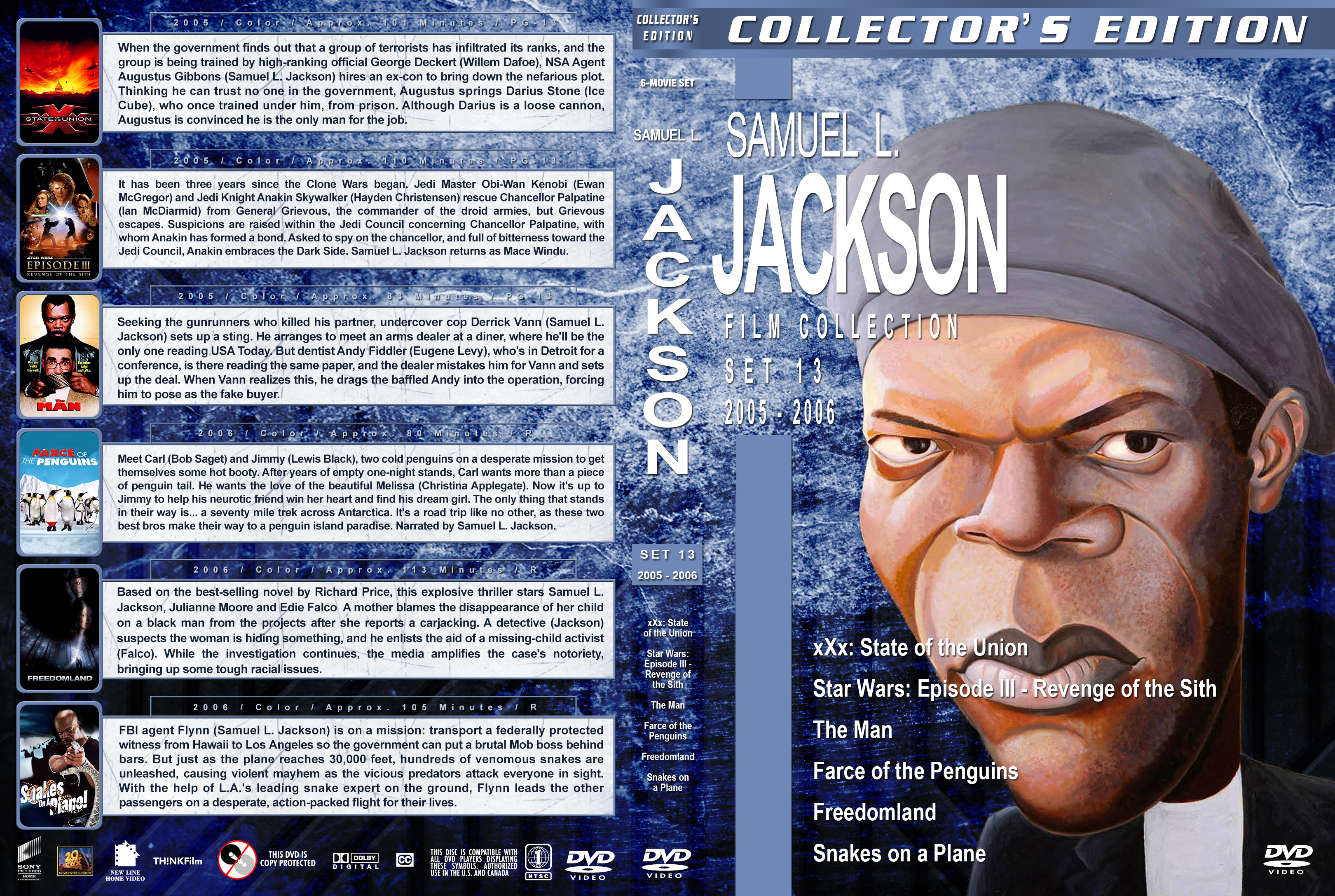 Samuel L Jackson Film Collection Set 13 2005 2006 Cover