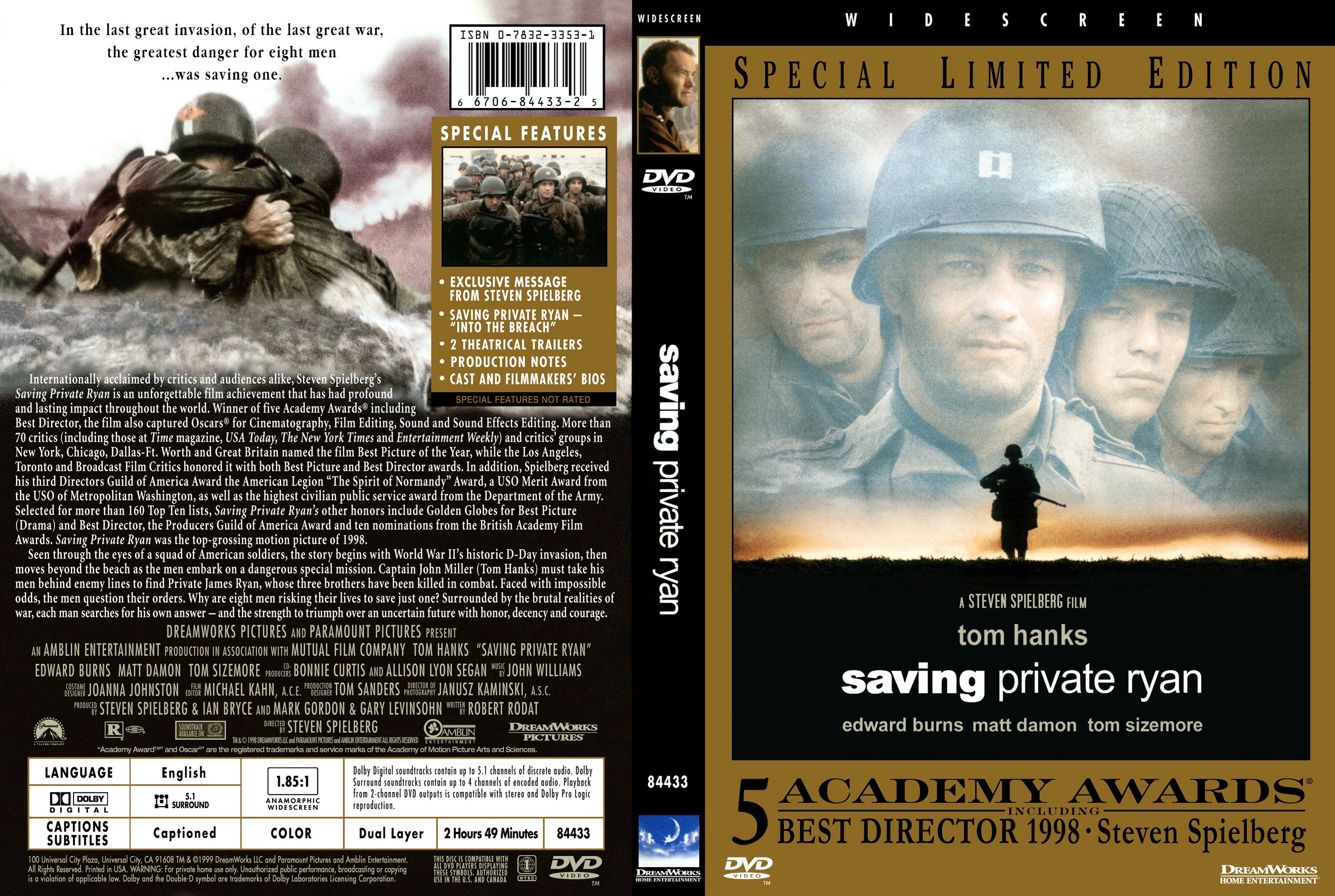 Saving Private Ryan Limited Edition 1998 