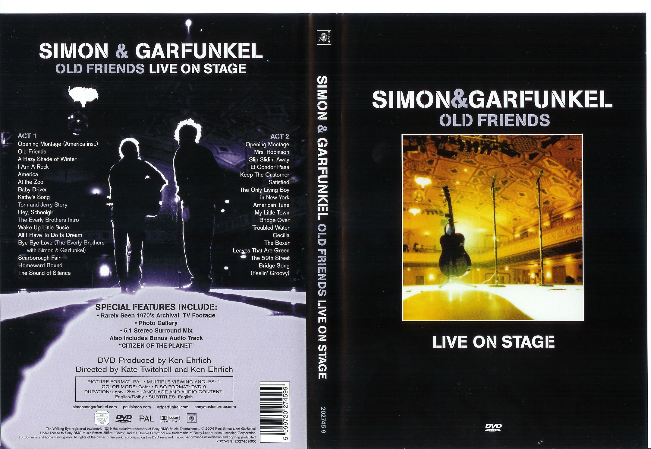 Simon & Garfunkel Old Friends Tour 2004 VIP Pass 