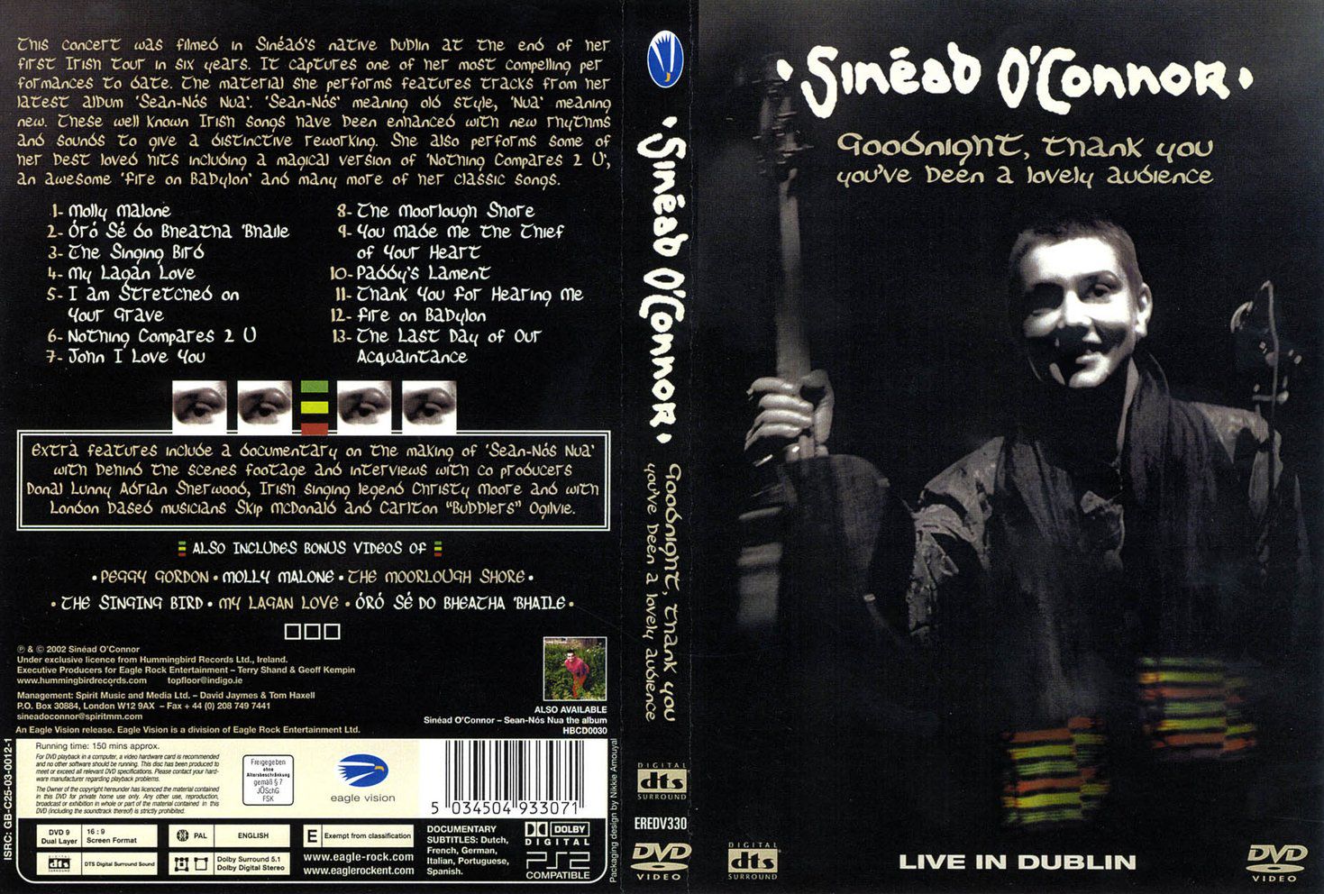 Sinead Oconnor Live In Dublin Misc Dvd