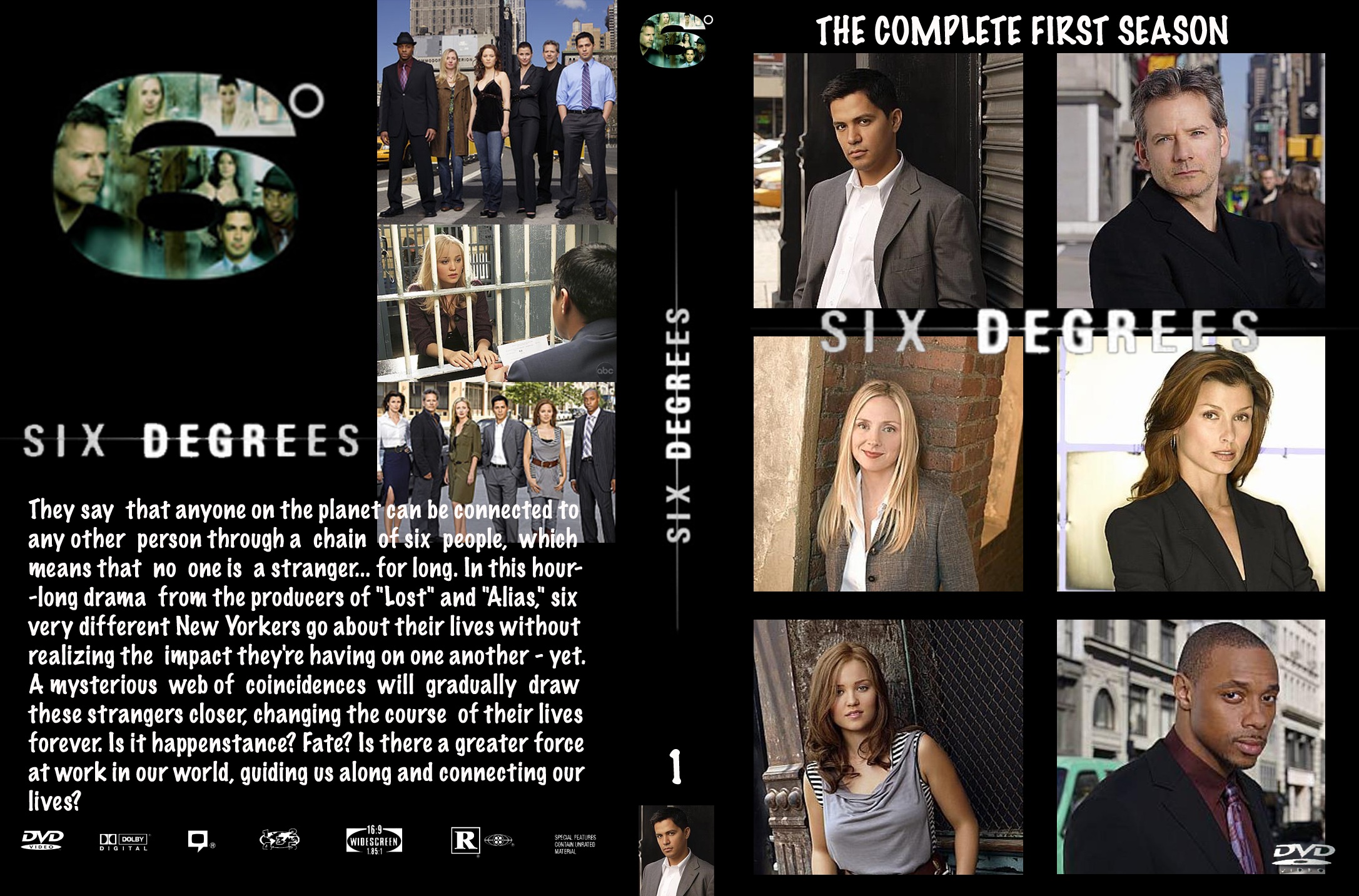 Six 6degrees Season 1 DVD US CUSTOM
