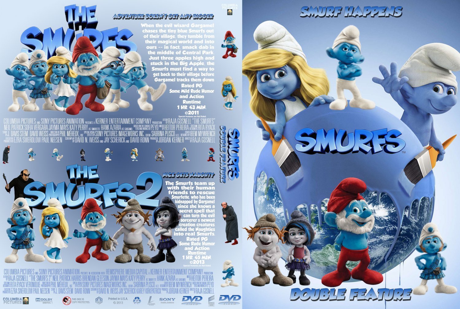Smurfs Smurfs 2 Double Feature