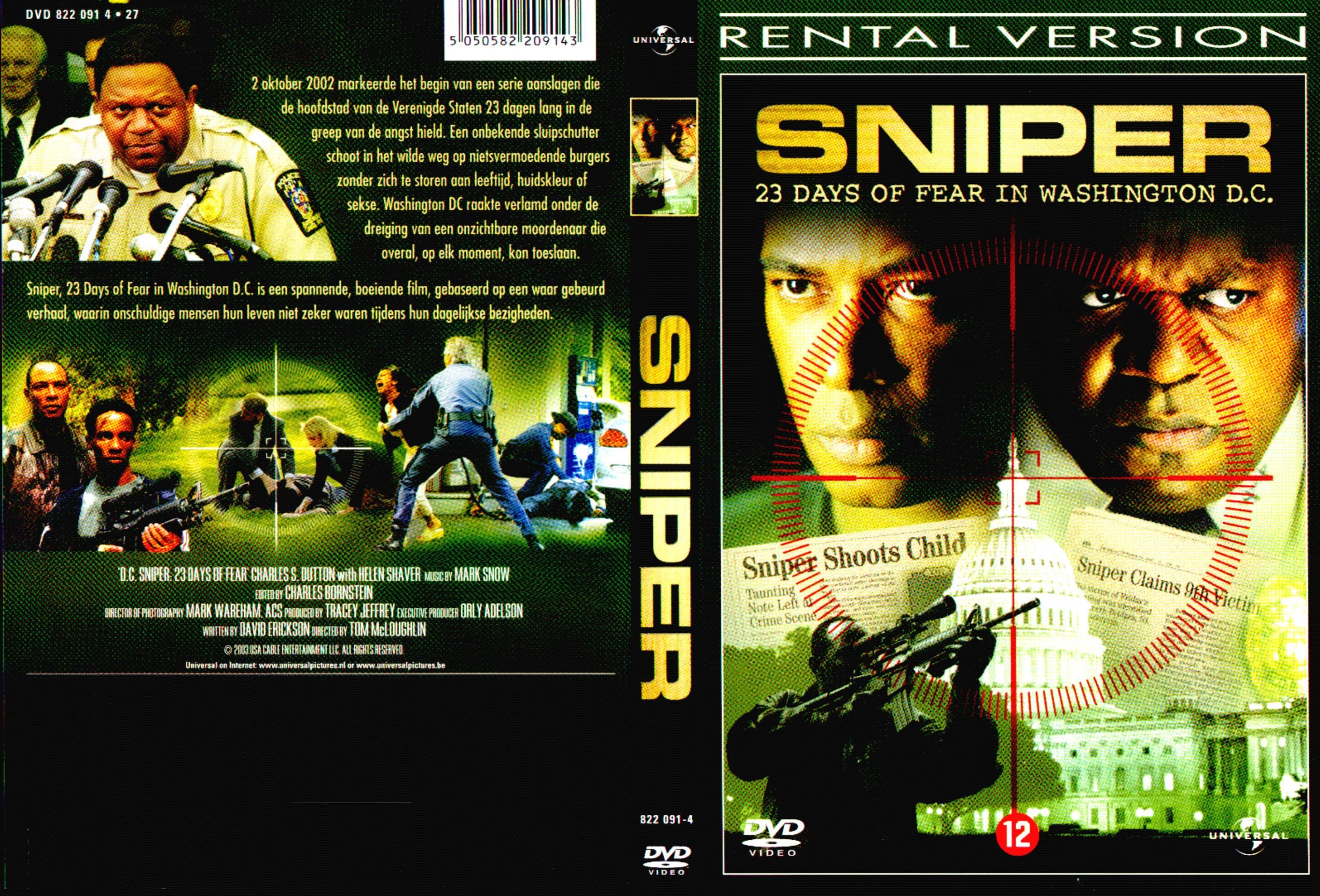 Sniper 23 Days Of Fear Misc Dvd
