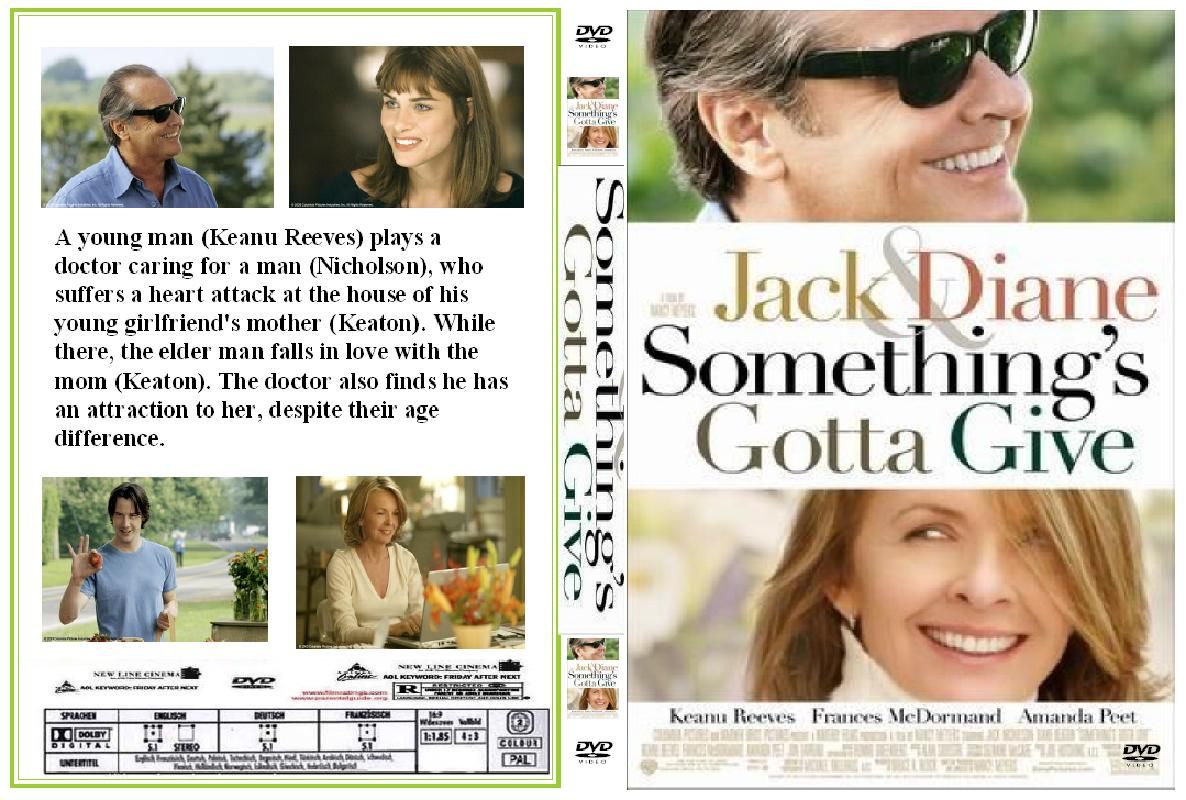 Somethings Gotta Give Custom FRONT MISC DVD