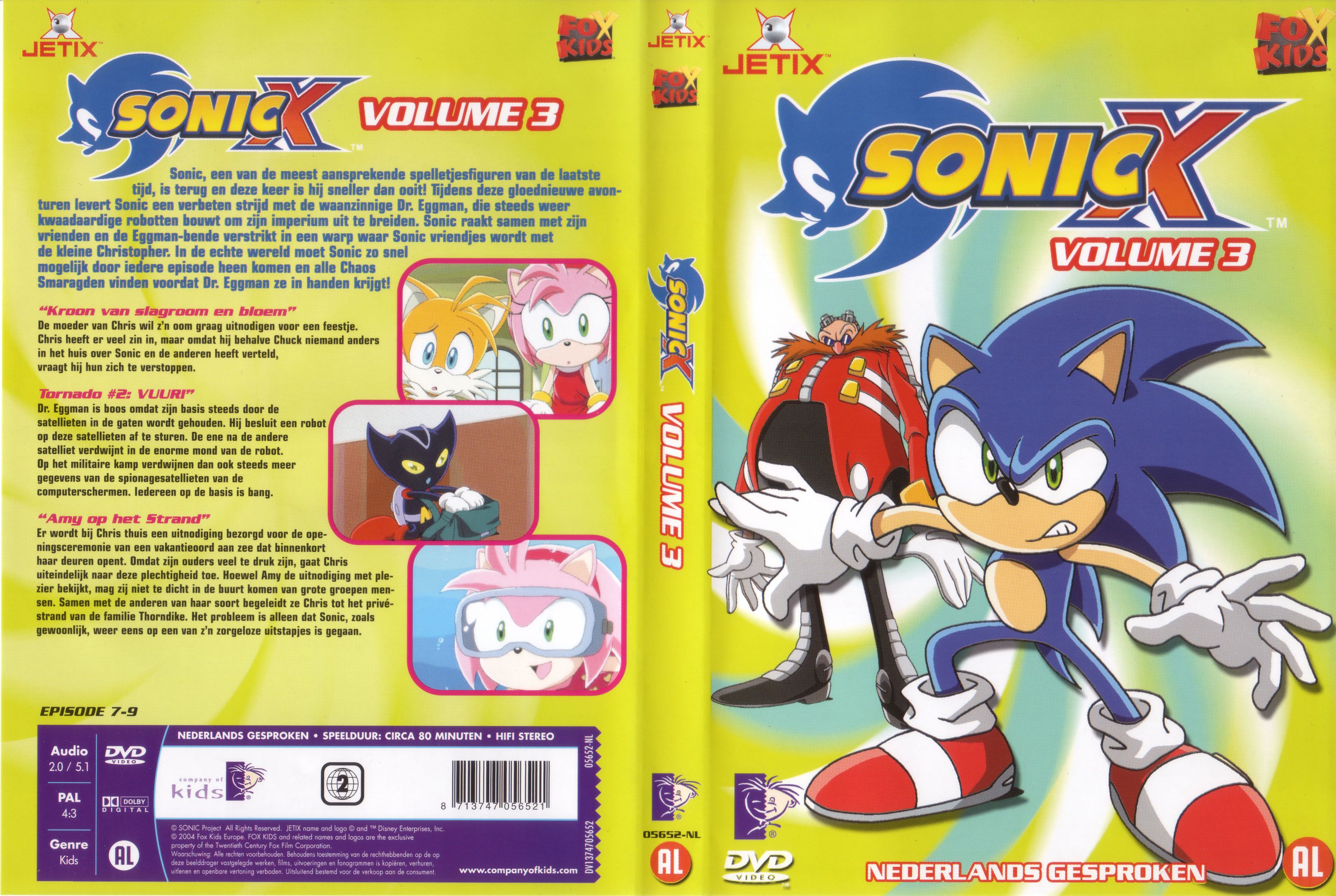 Sonic X Vol 03 Dvd Nl Dvd Covers Cover Century Over 500 000 Album Art Covers For Free