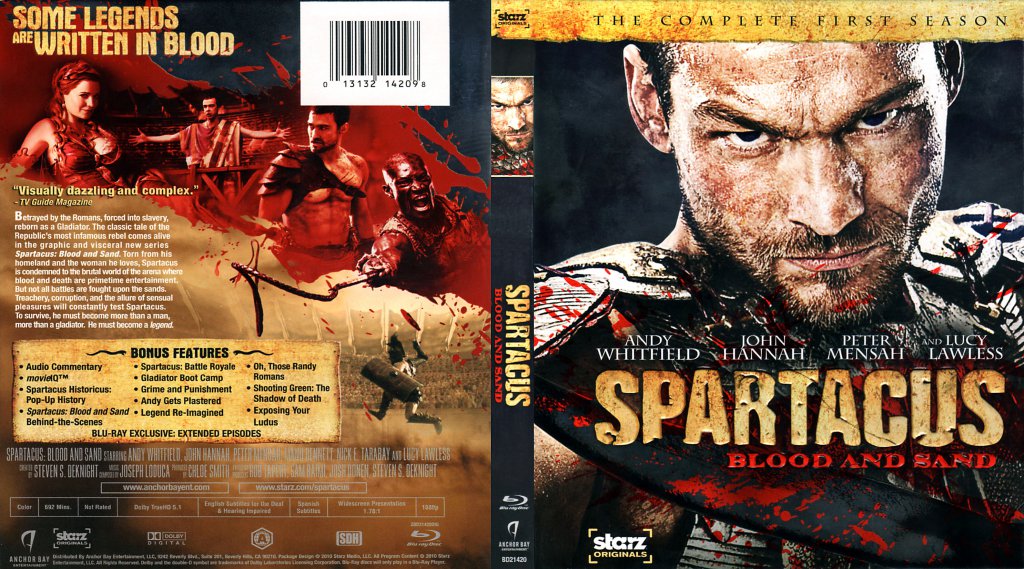 Spartacus Blood And Sand Season 1 Blu ray | DVD Covers | Cover