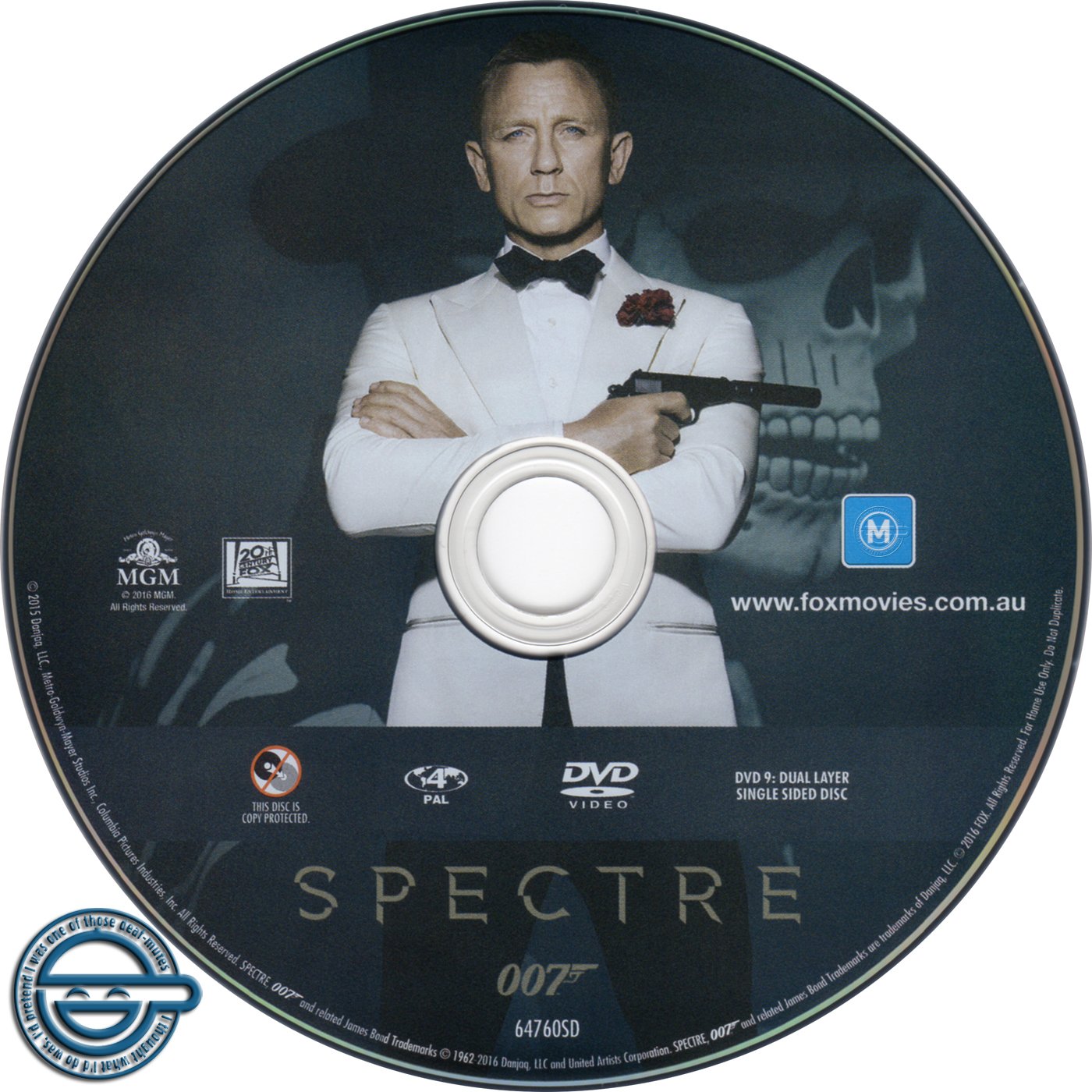 Spectre R4 DVD Label