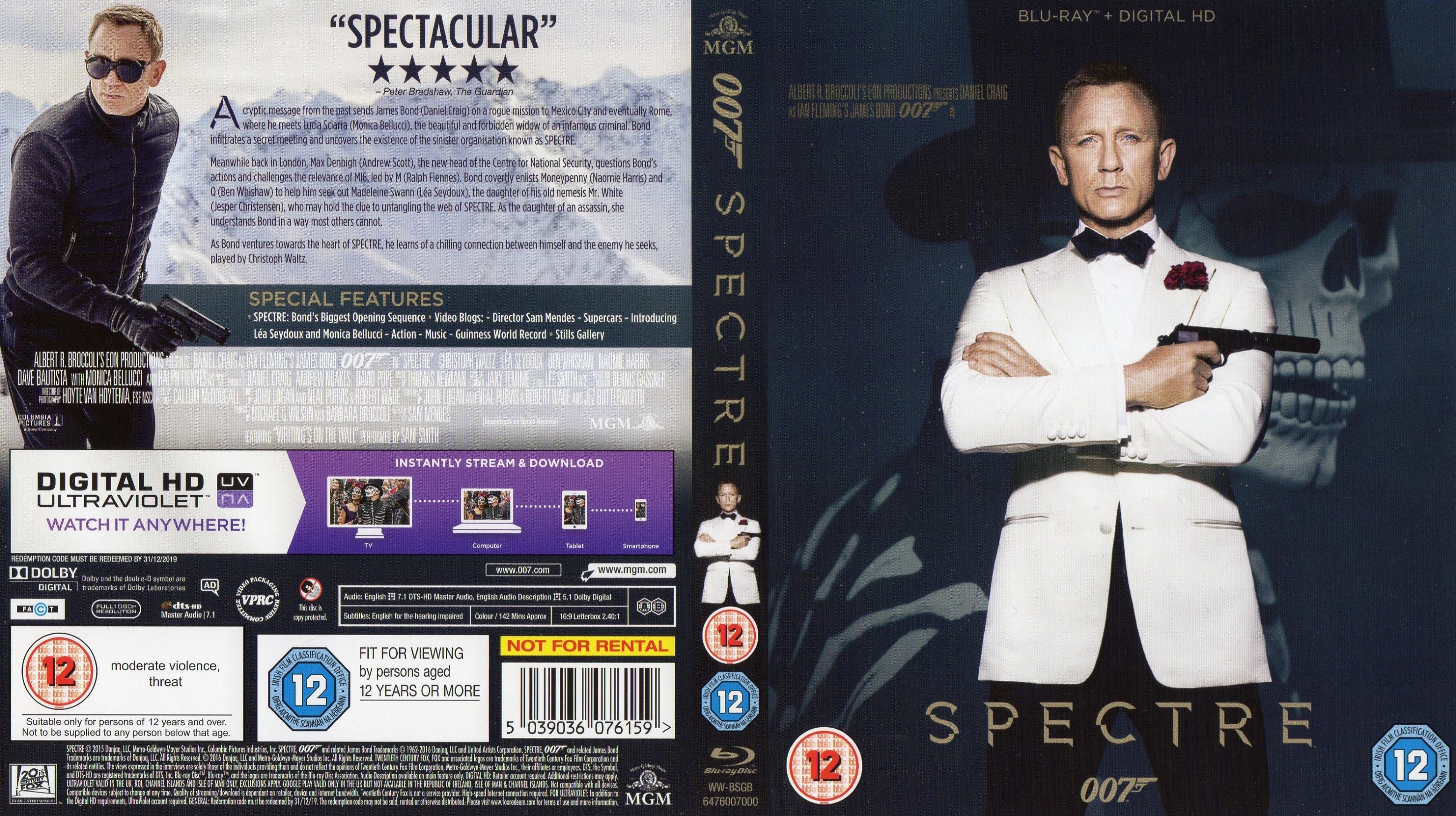 Spectre 2015 R1 Blu Ray