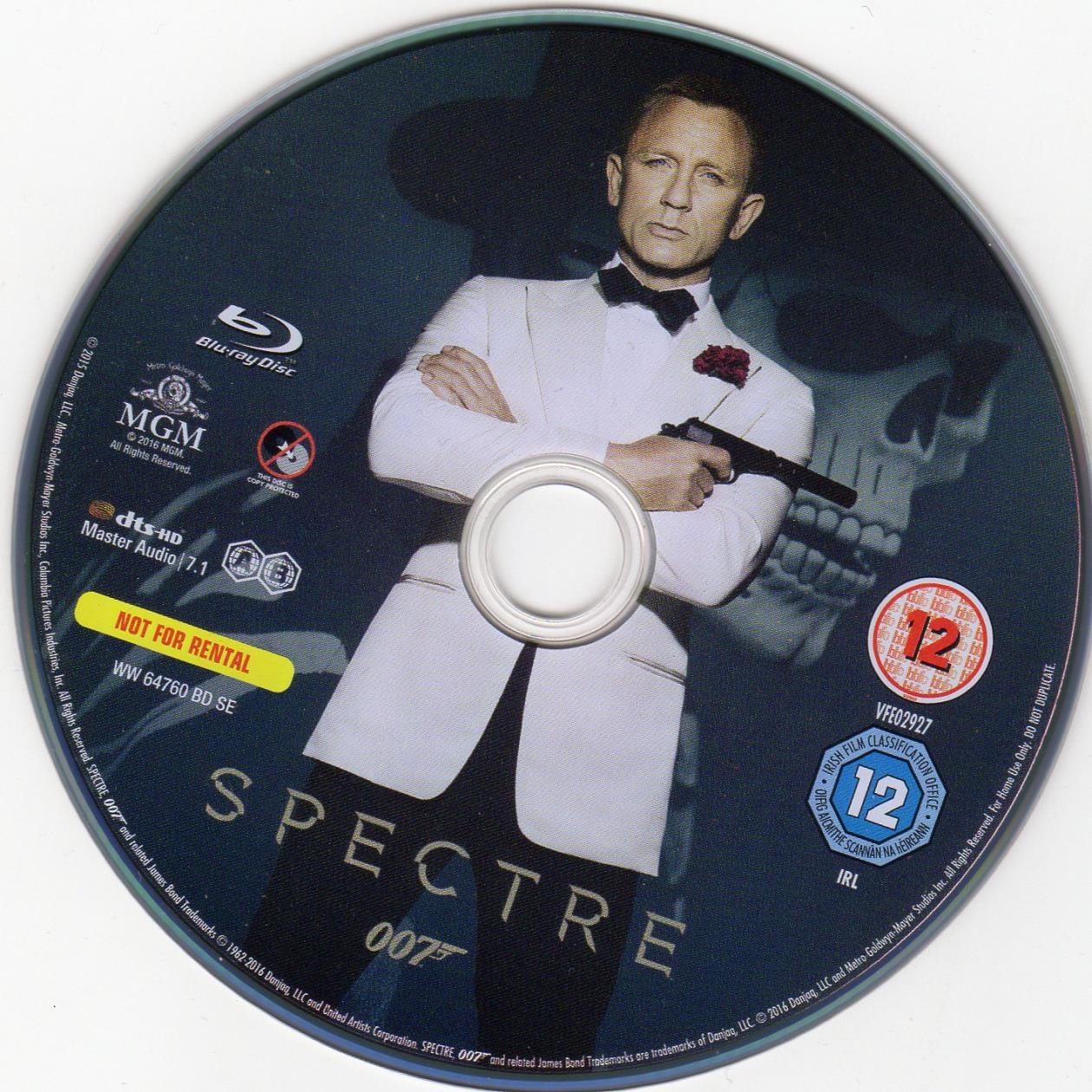 Spectre 2015 R1 Blu-Ray CD | DVD Covers | Cover Century | Over 1.000. ...