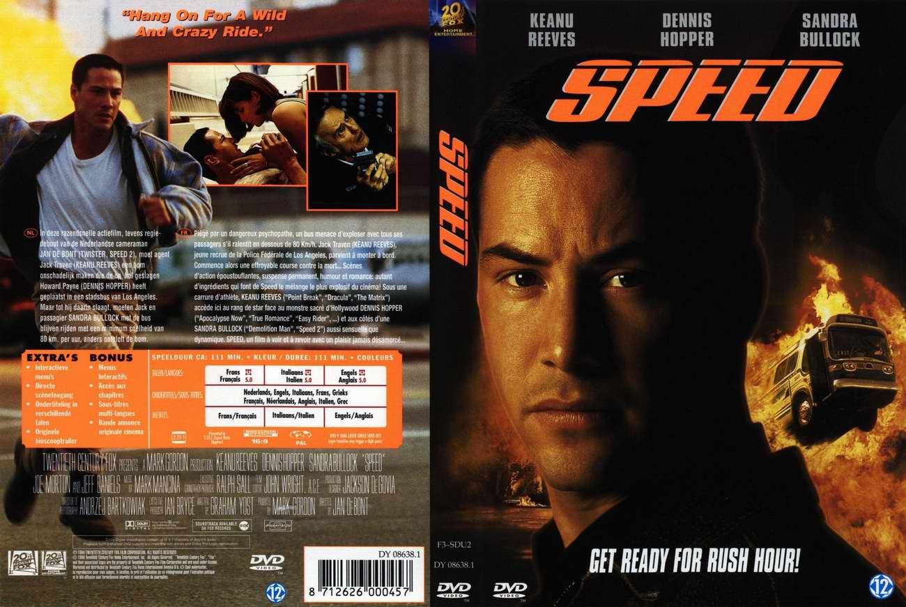 Speed 1 Dutch Front Cover Misc Dvd