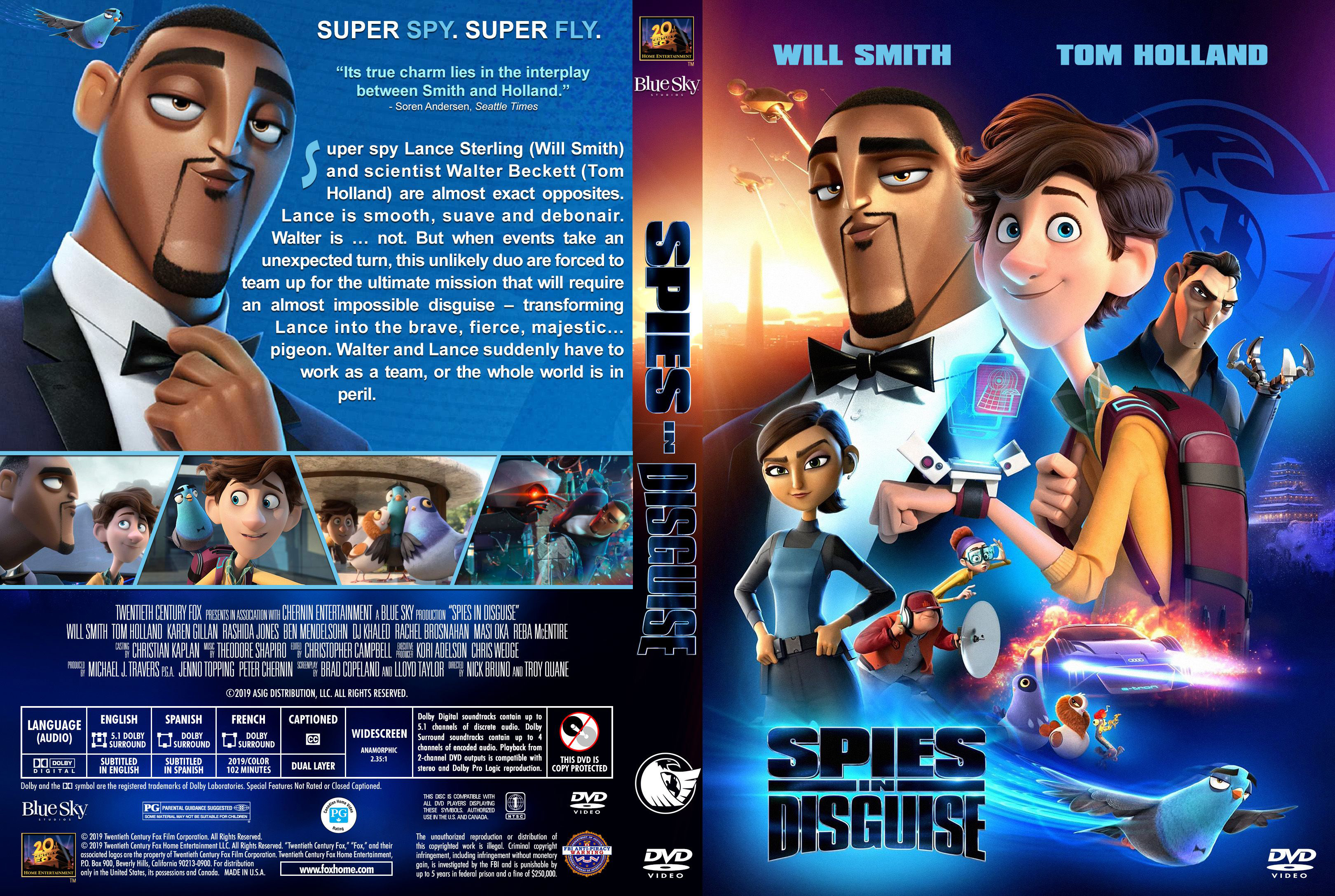 Spies in Disguise : Front