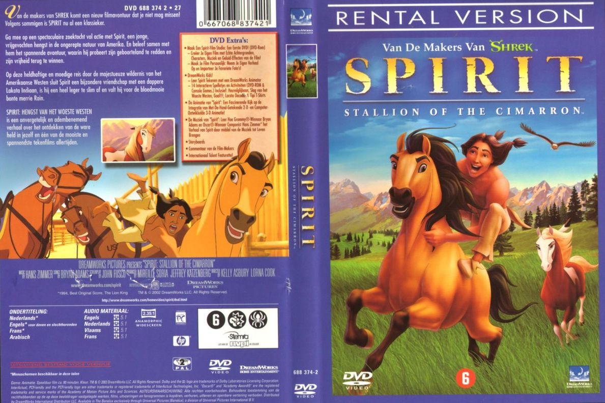 Spirit Stallion Of The Cimaron Misc Dvd